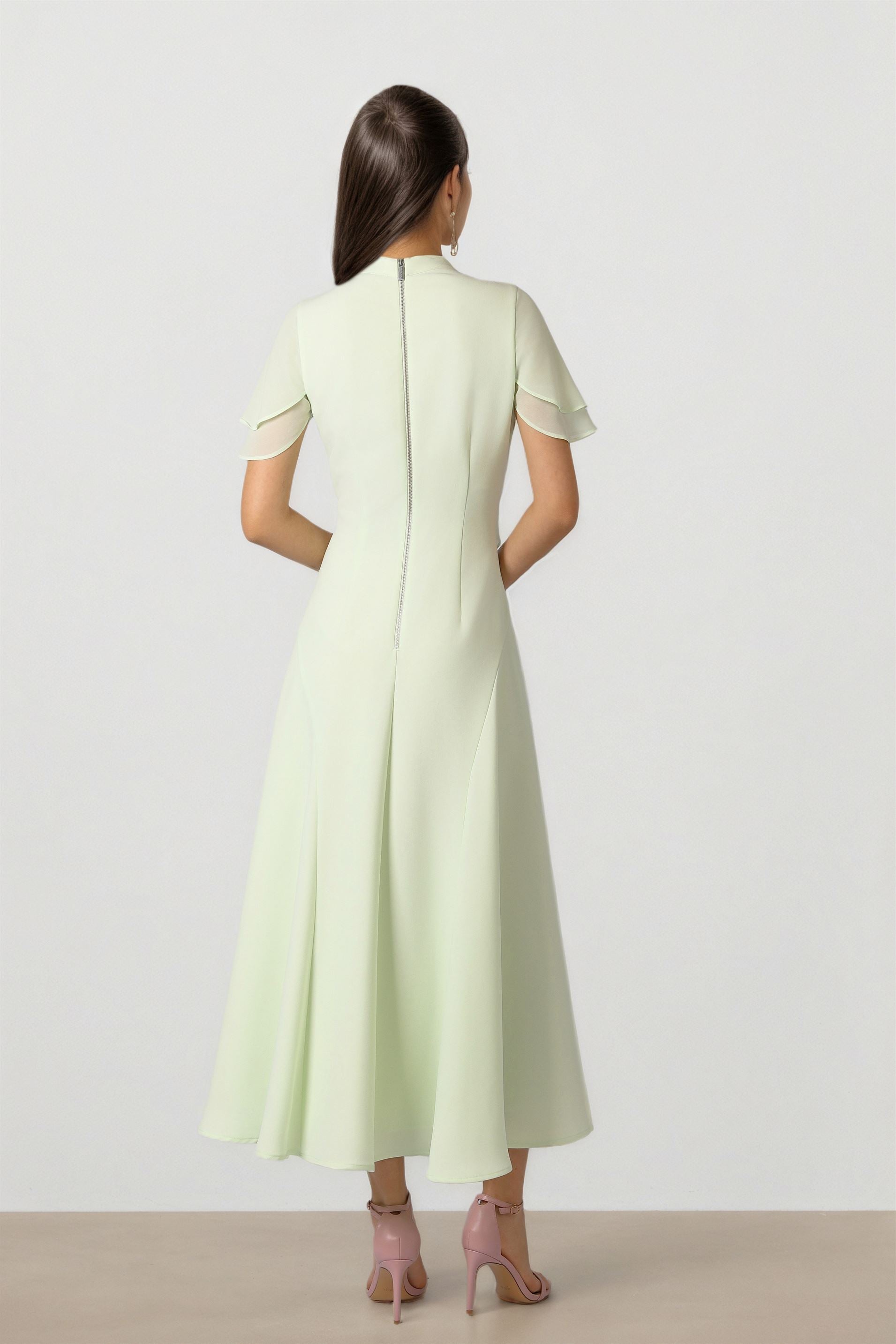 EMBELLISHED MIDI DRESS