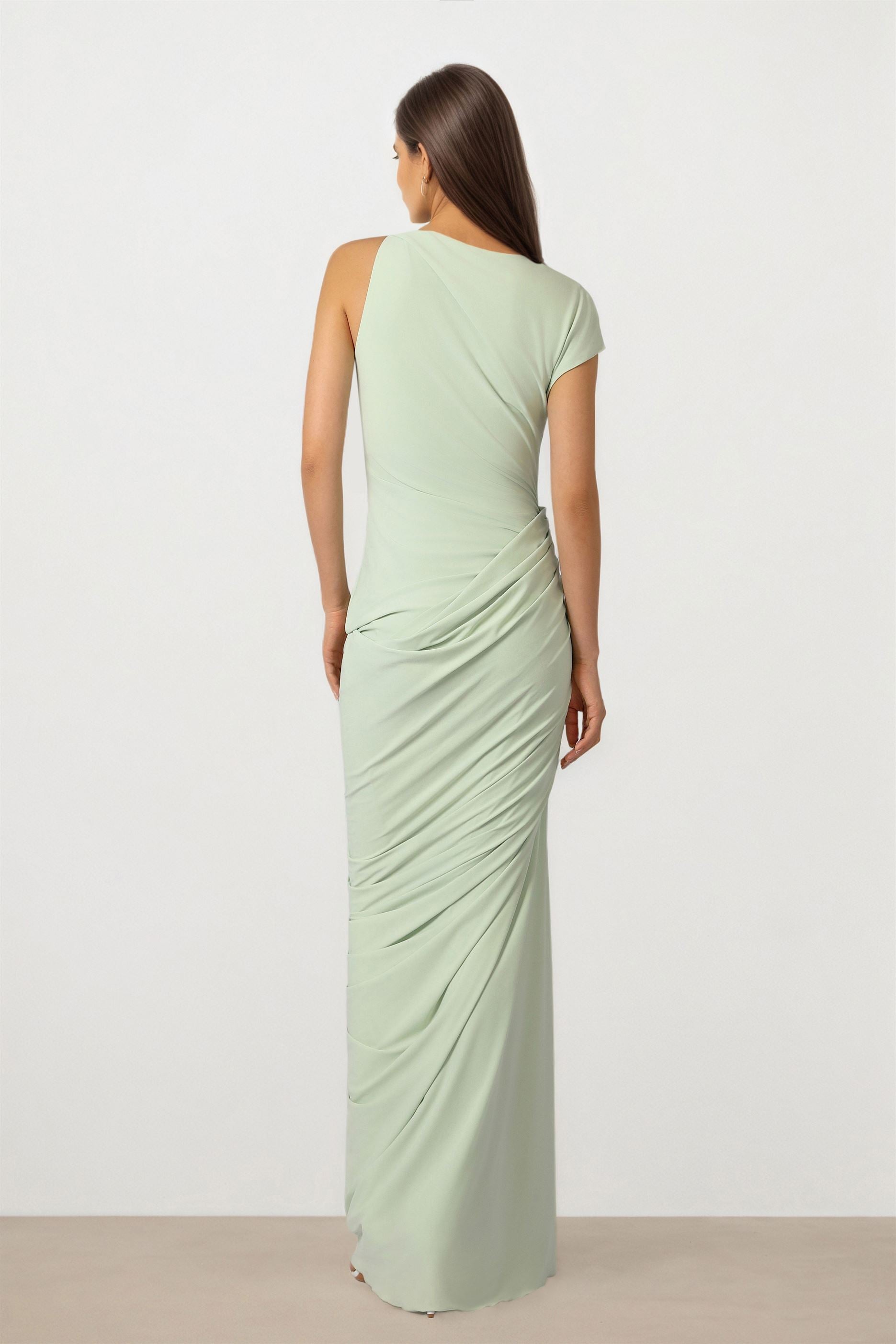 Draped Maxi Dress