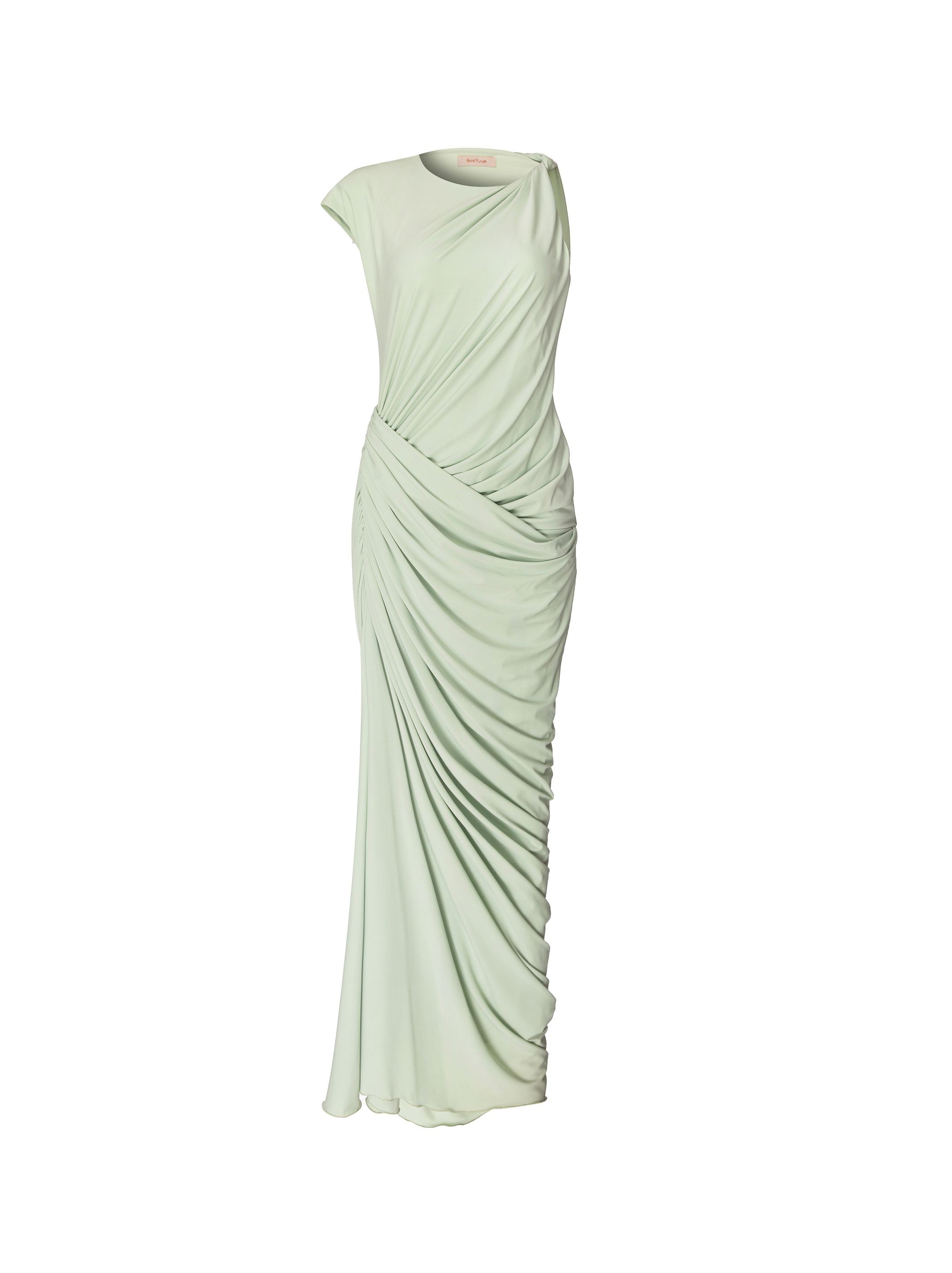 Draped Maxi Dress