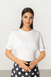 Gathered Waist T-shirt