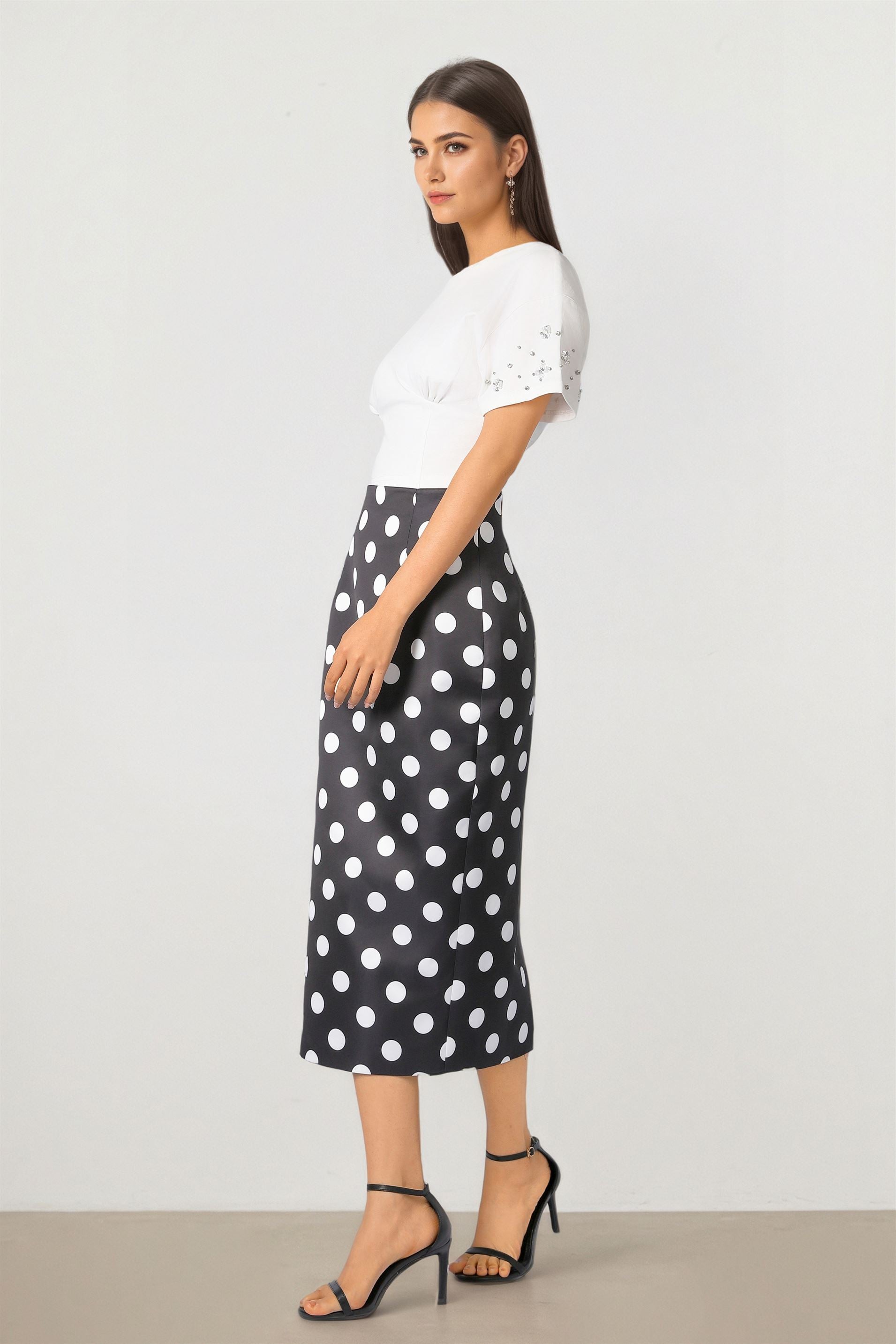 Gathered Waist T-shirt