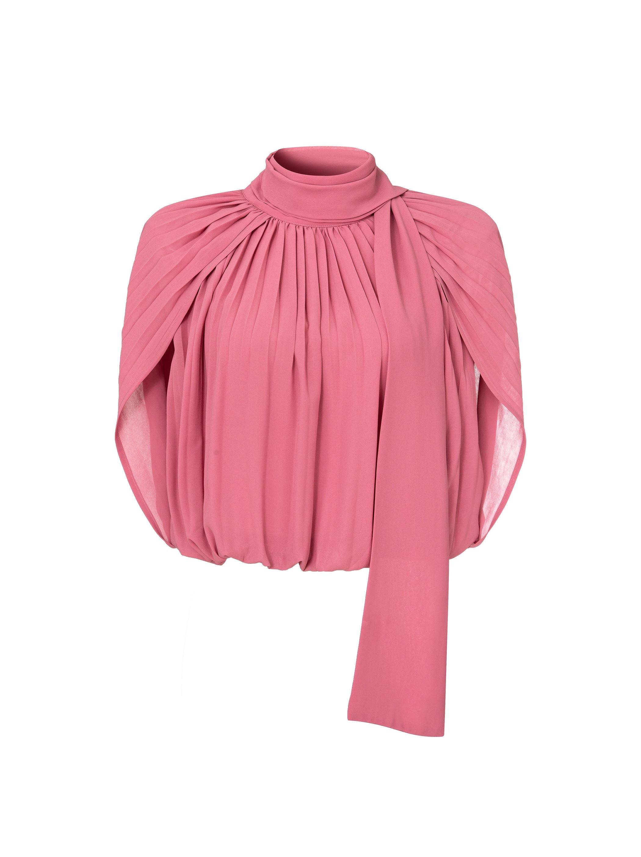 Pleated Cape Top