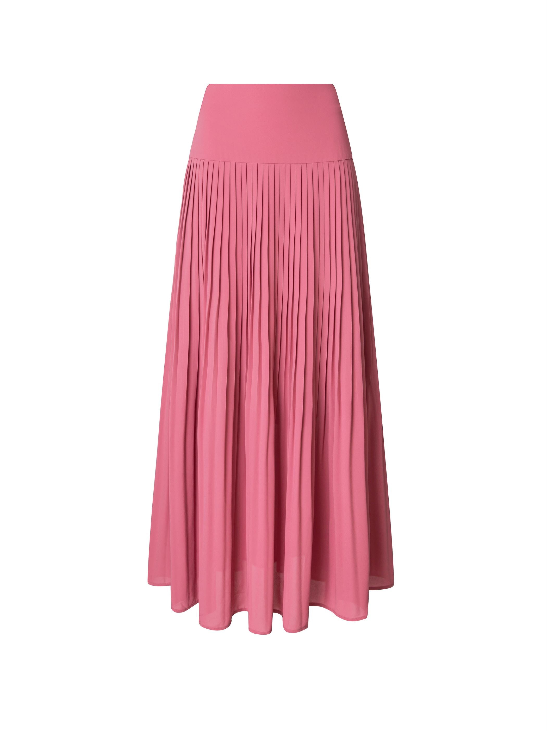 Pleated Maxi Skirt
