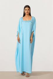 Cutout Embroidered Kaftan