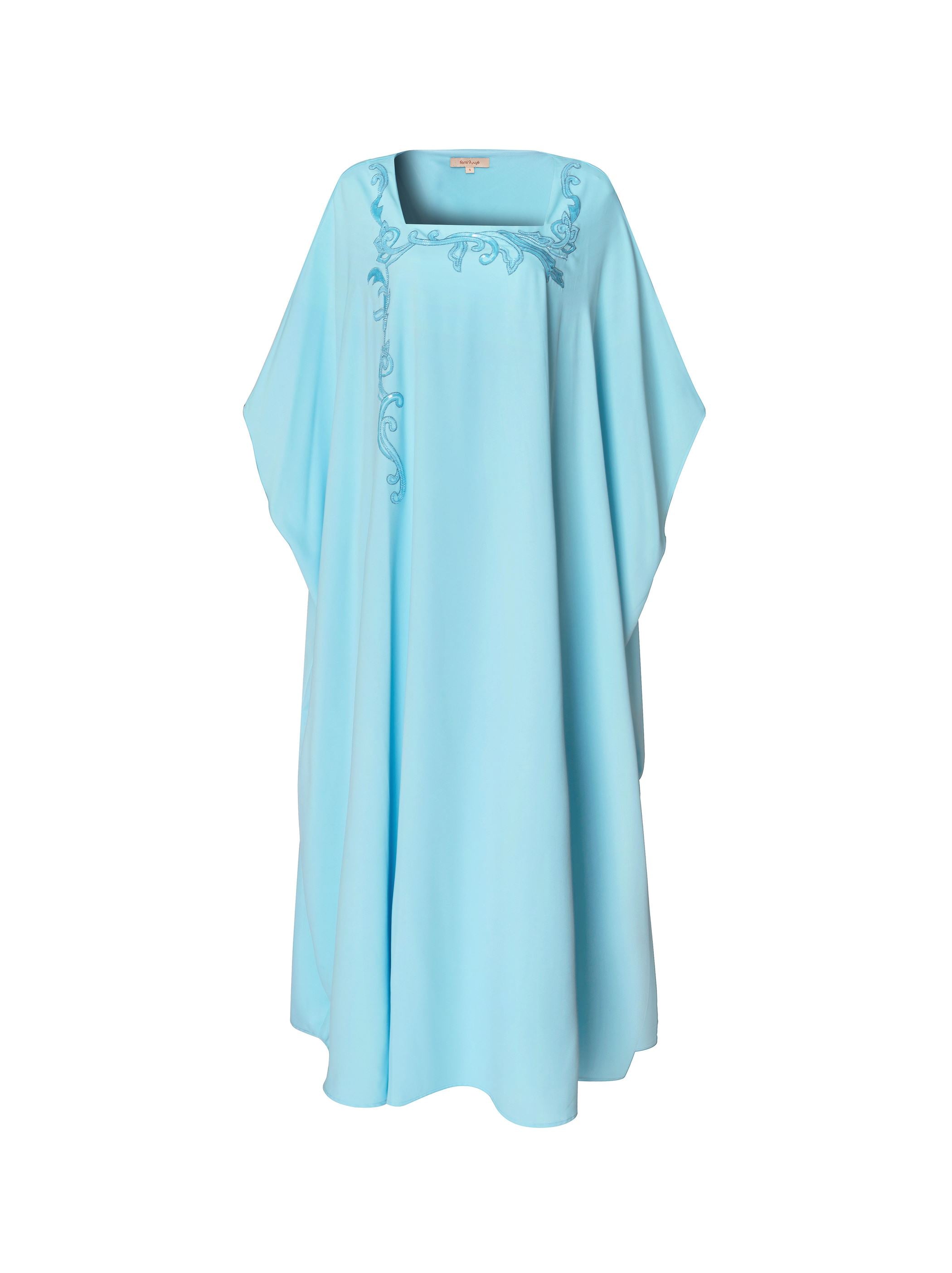 Cutout Embroidered Kaftan