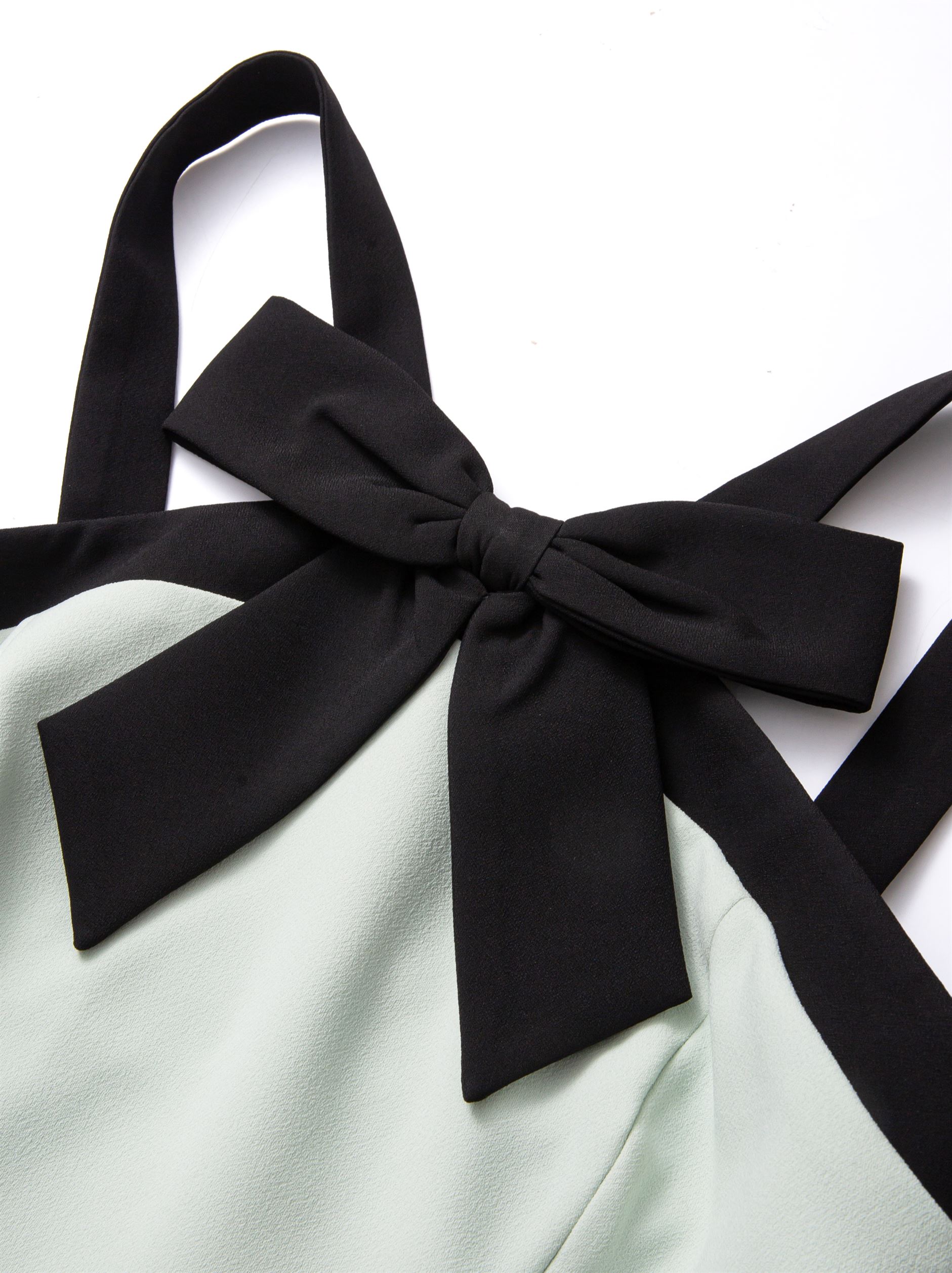 Bow Collar Dress