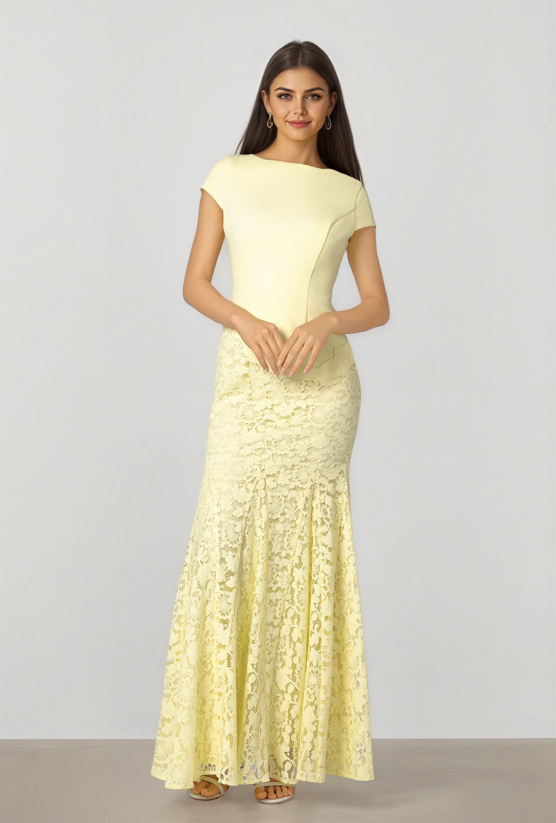 Lace Hem Dress