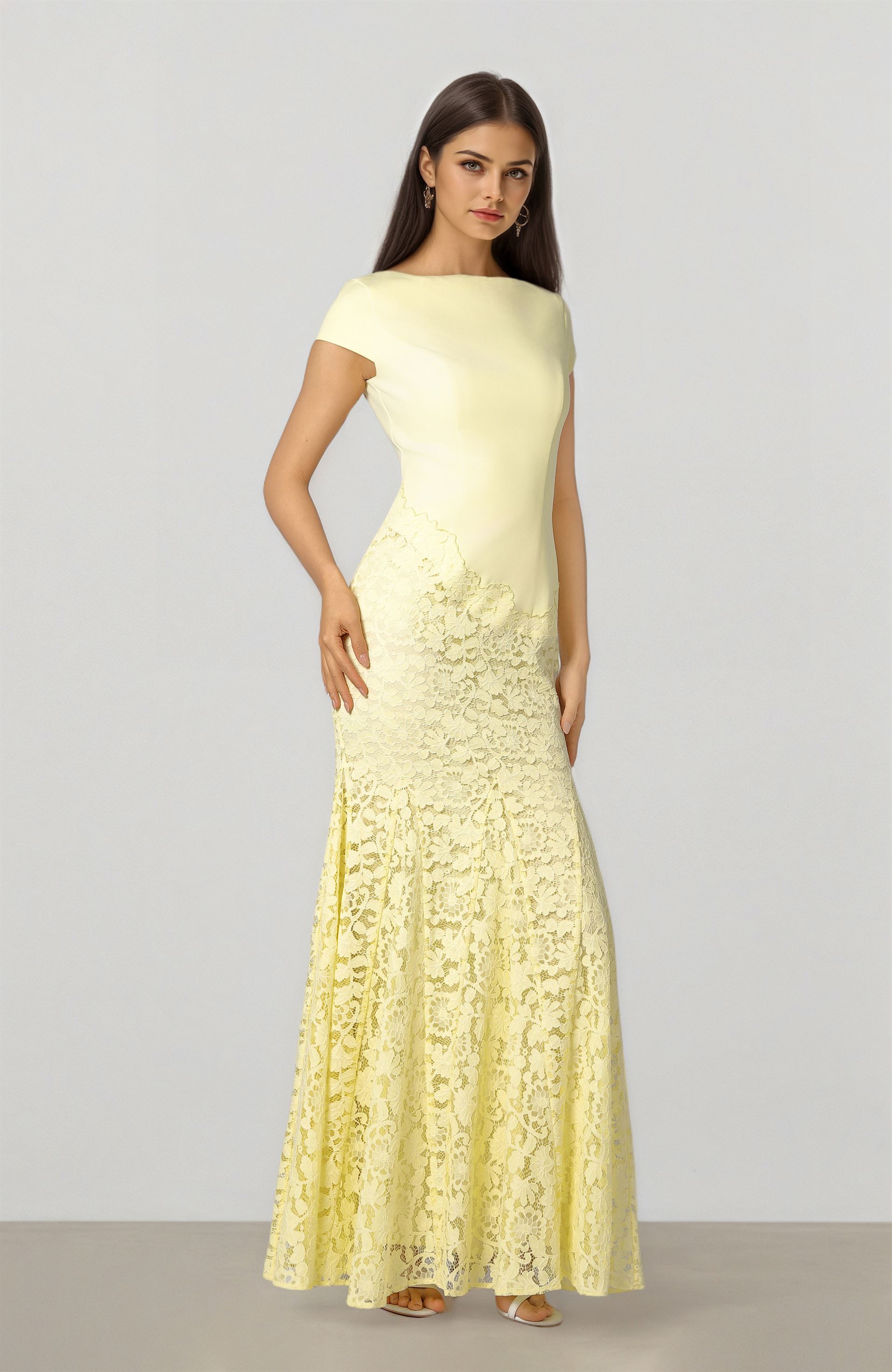 Lace Hem Dress
