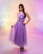 Mesh Midi Skirt