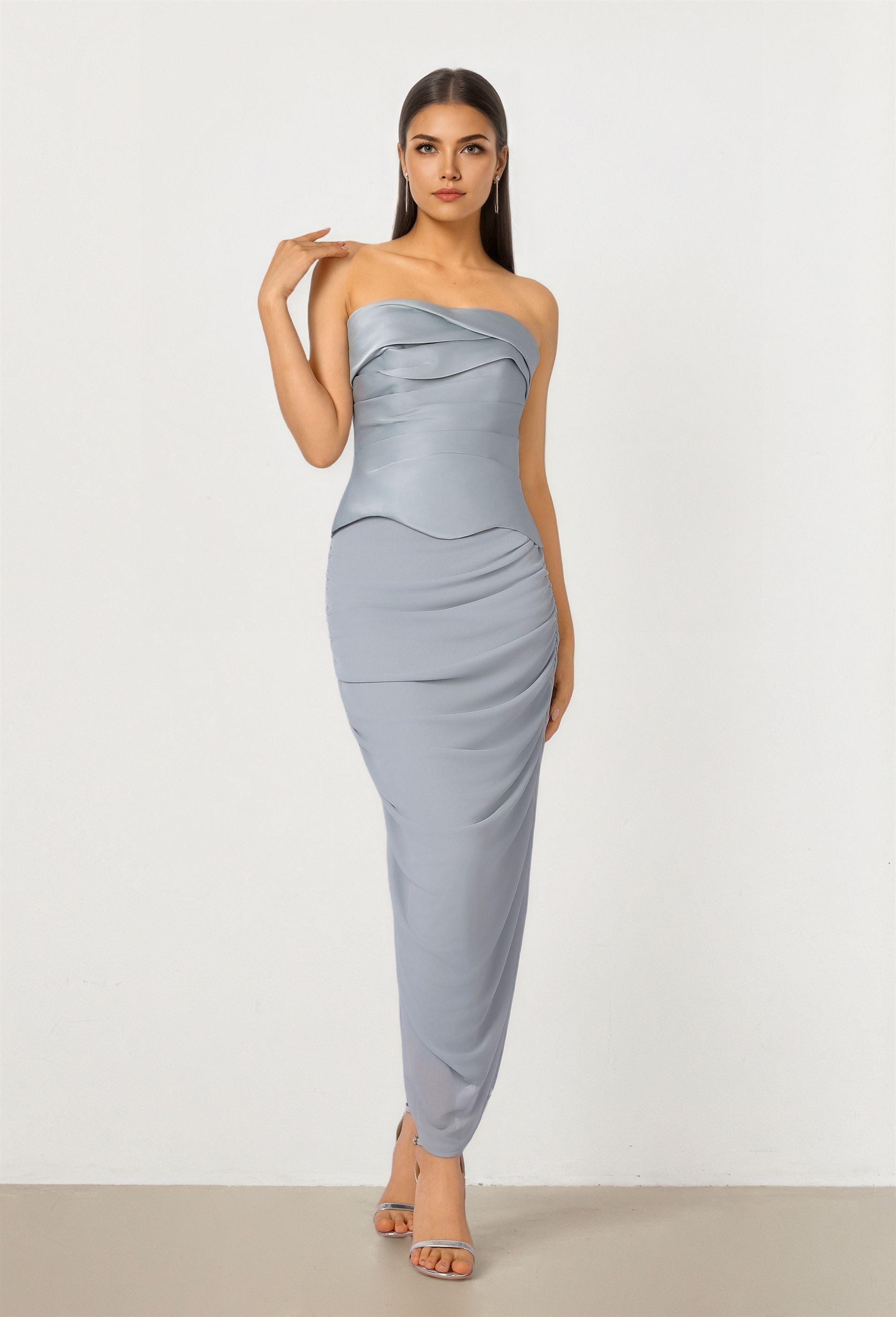 Draped Jersey Skirt