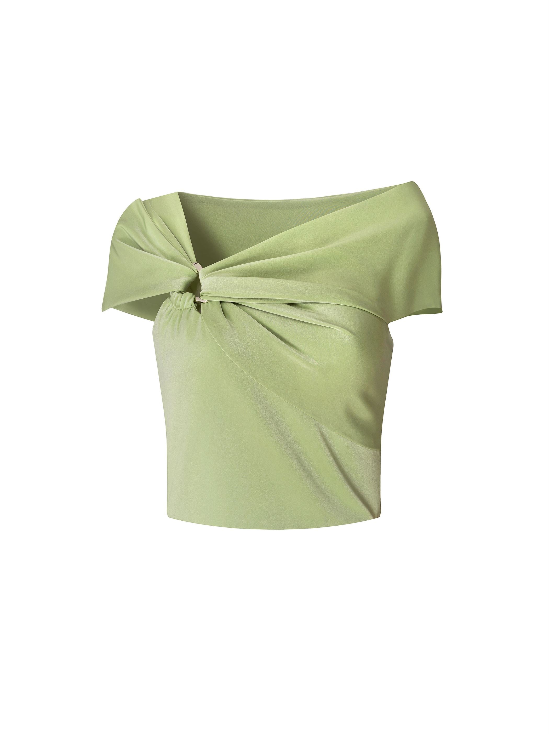Crop Satin Top