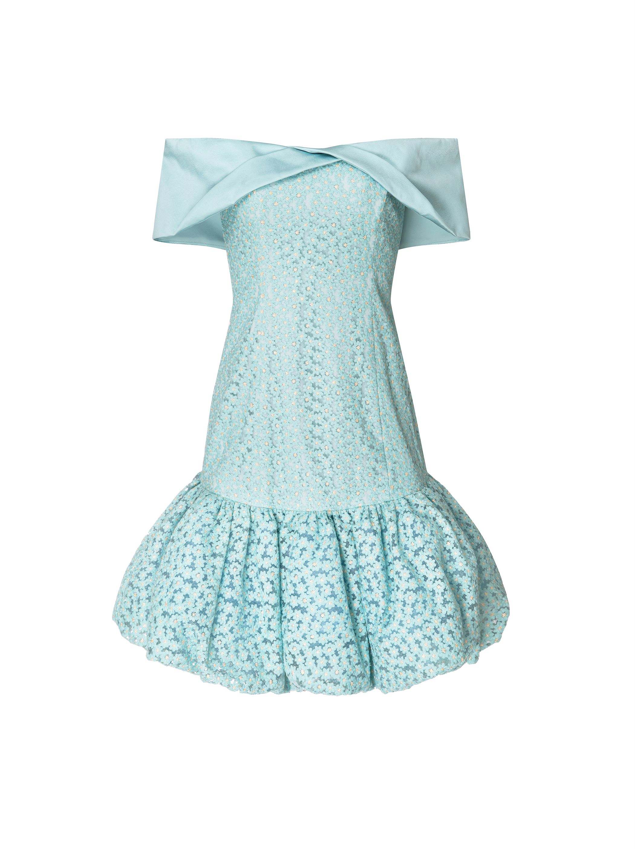 Embellished Off Shoulder Dress