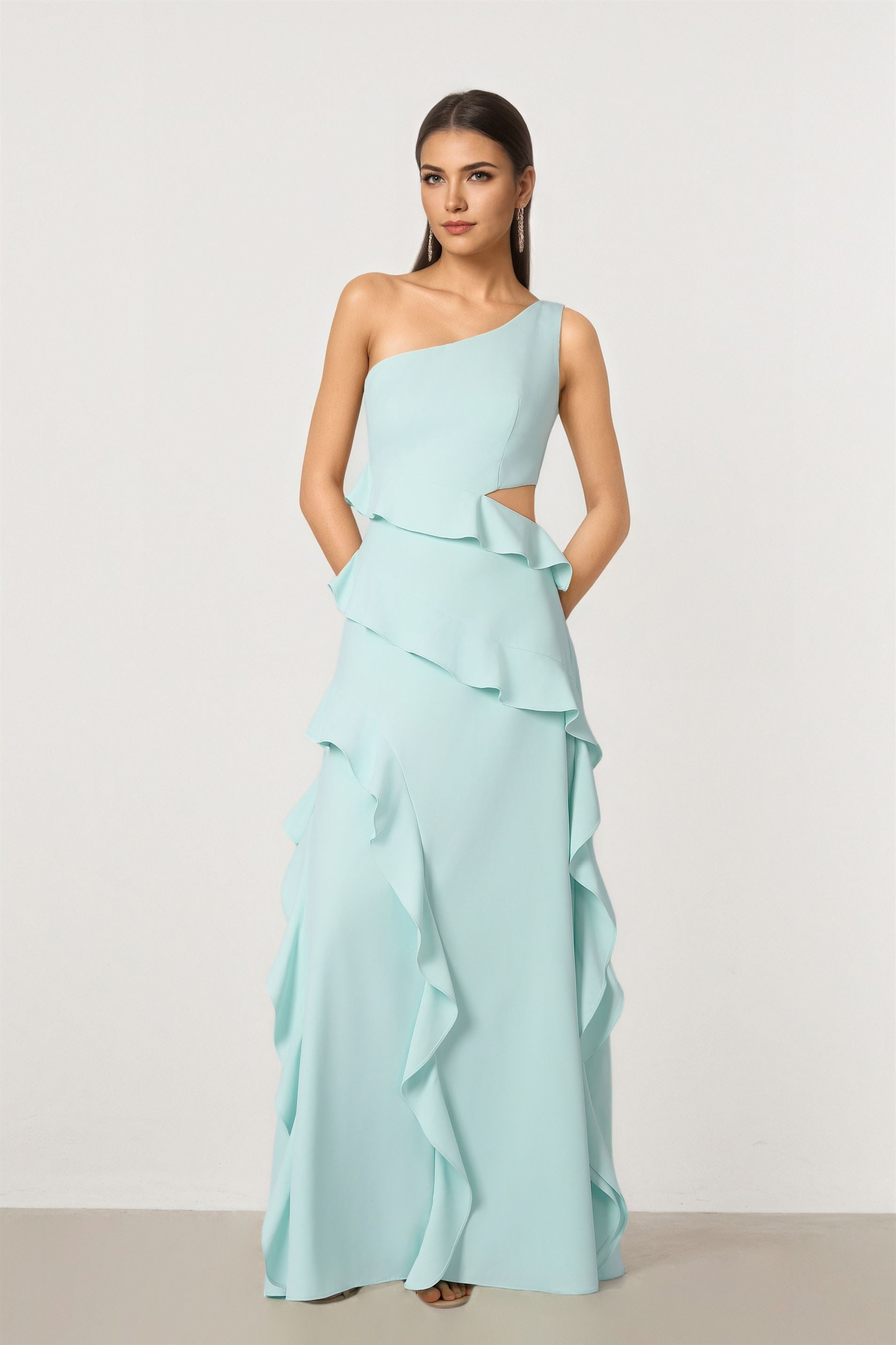 Crepe Maxi Dress