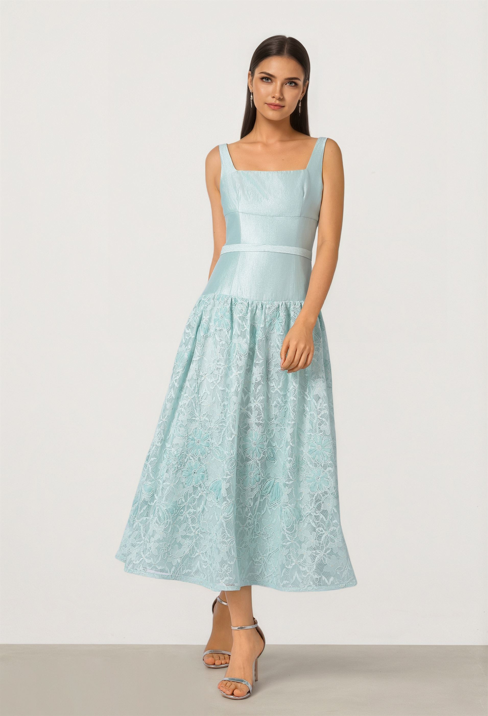 Embellished Lace Dress