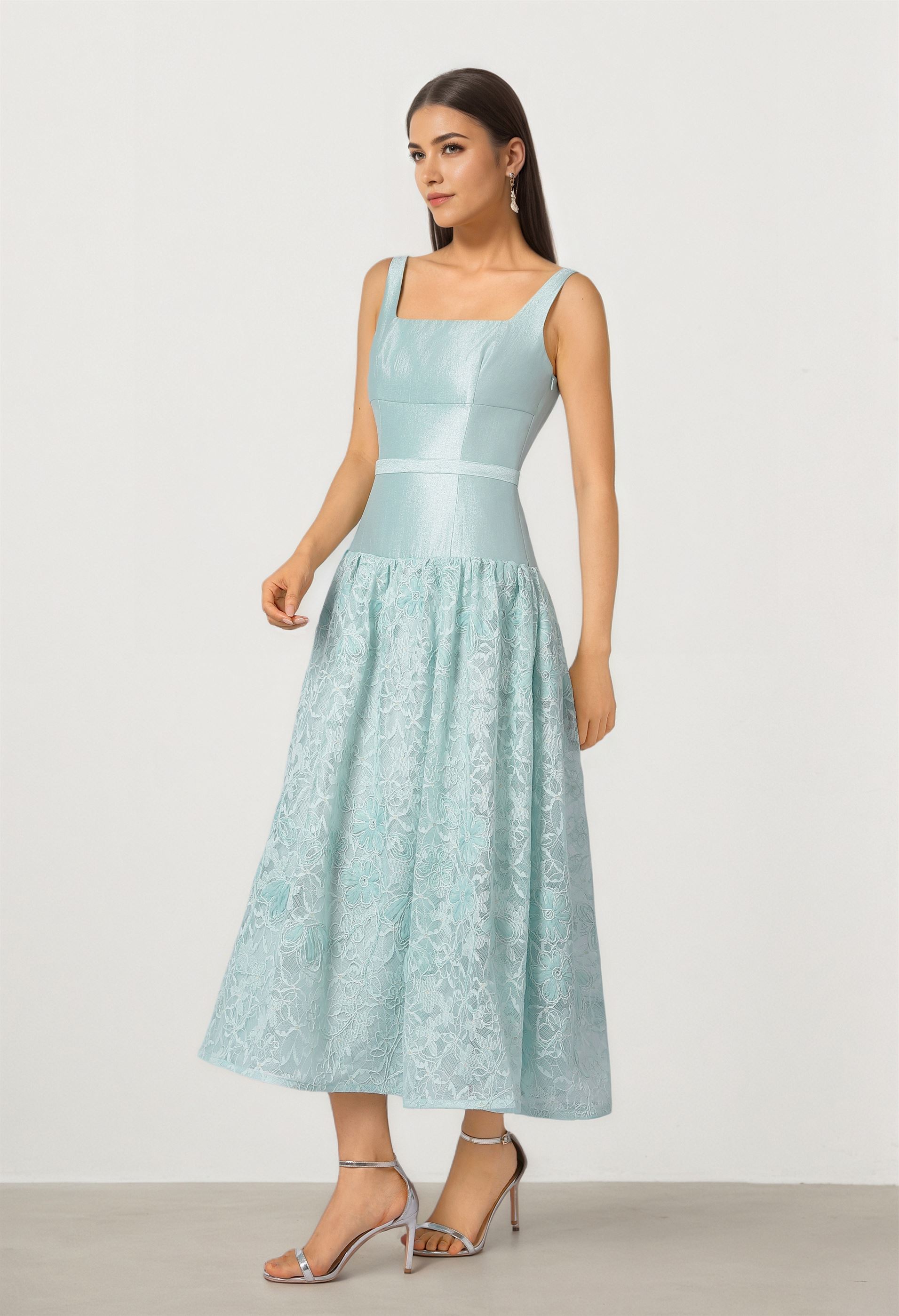 Embellished Lace Dress