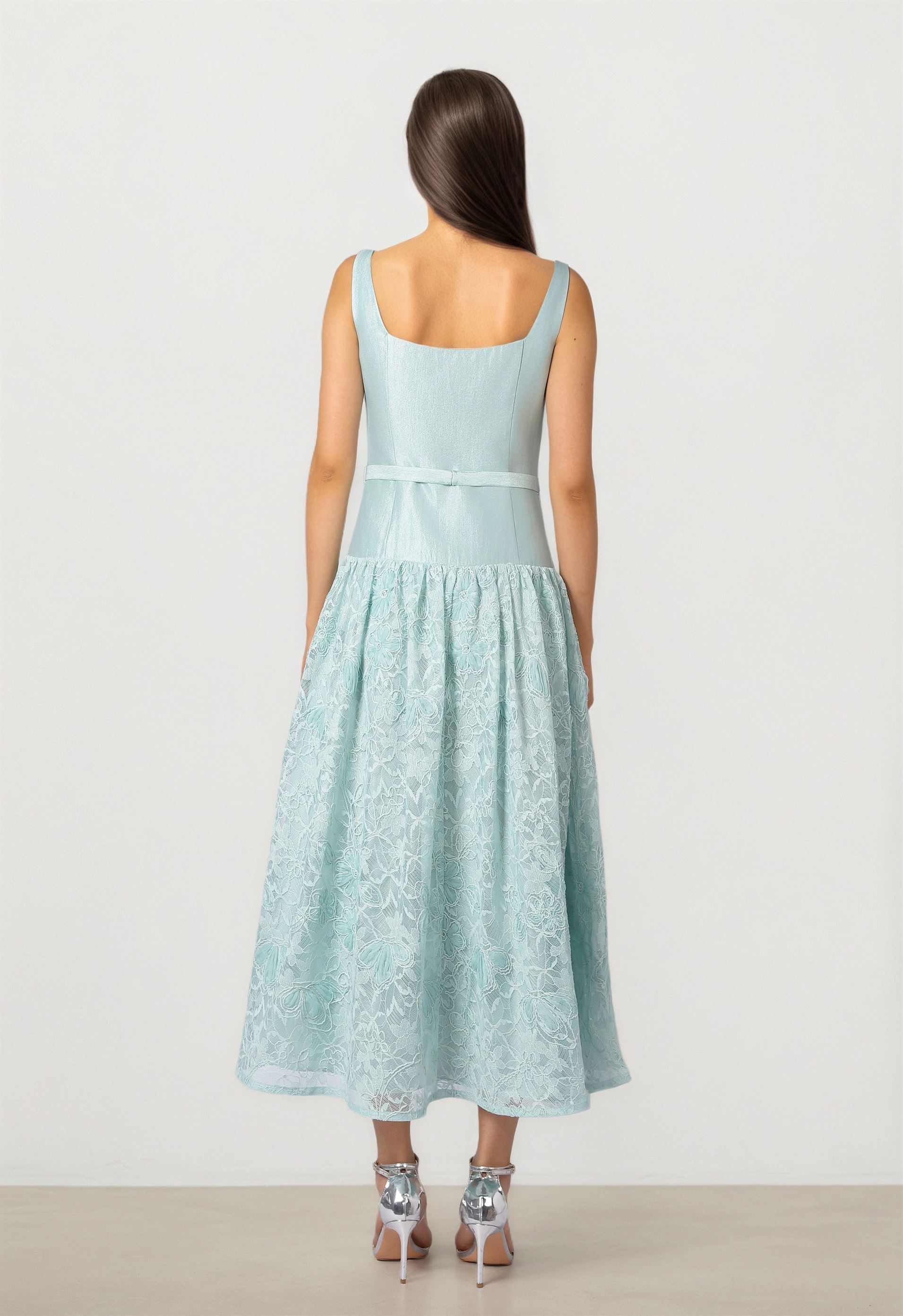 Embellished Lace Dress