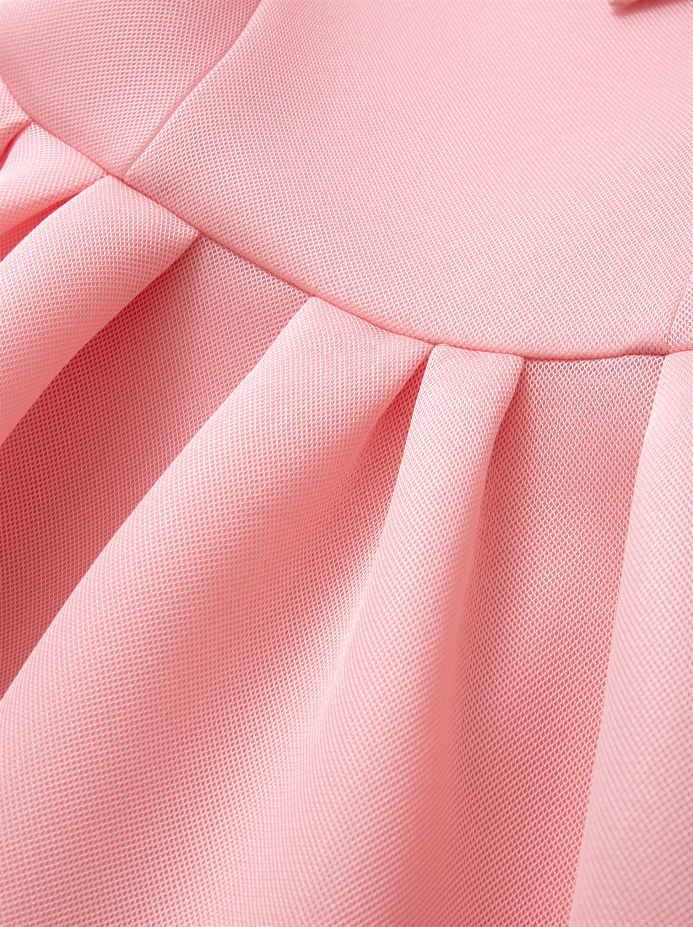 Pink Drop Waist Dress