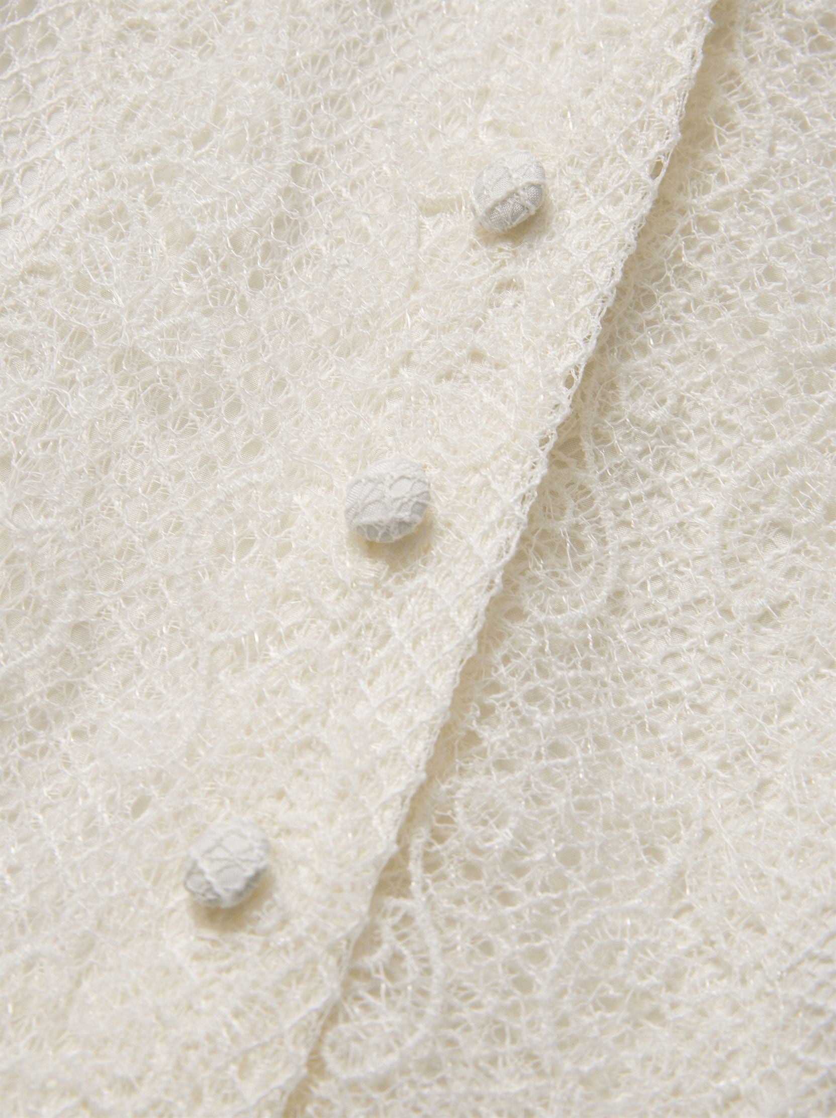 Cream Lace Maxi Dress