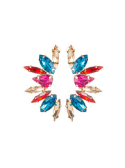Rhinestone Burst Earrings
