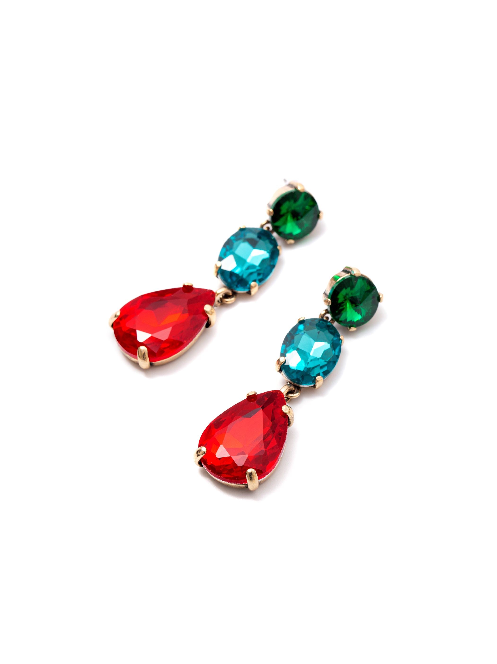 Crystal Dangle Earrings