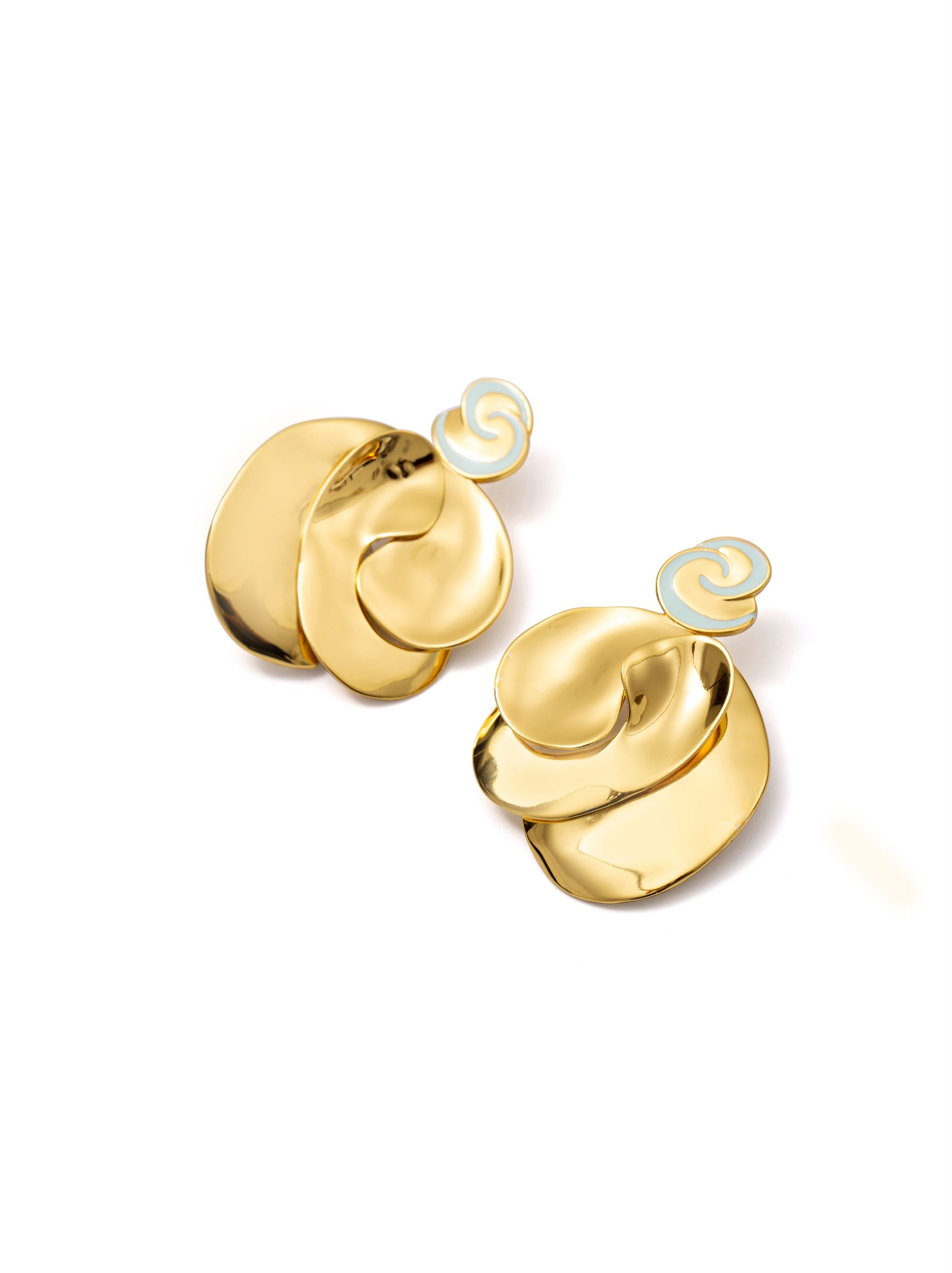Twisted Flower Earring