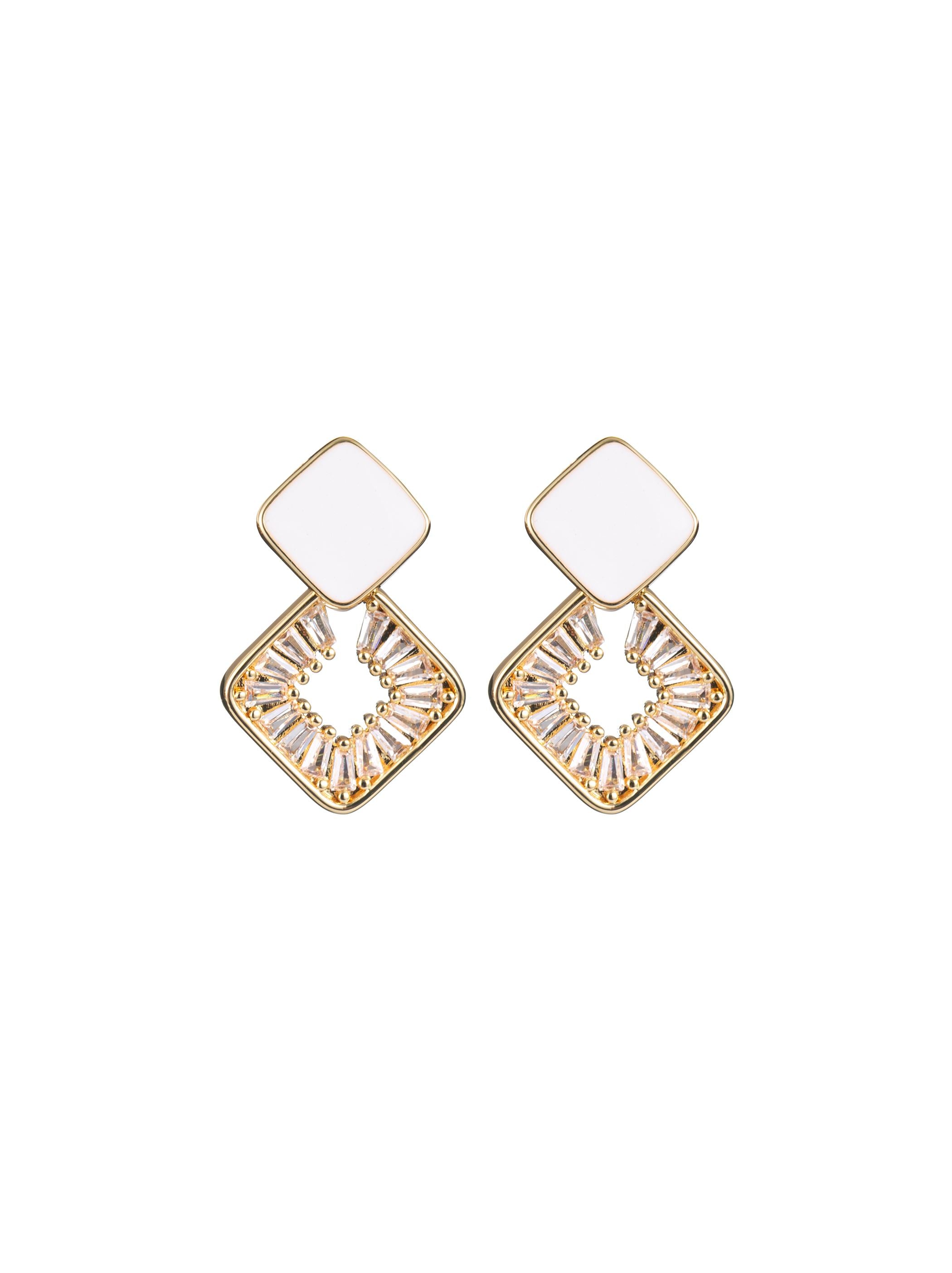 Double Rhombus Earring