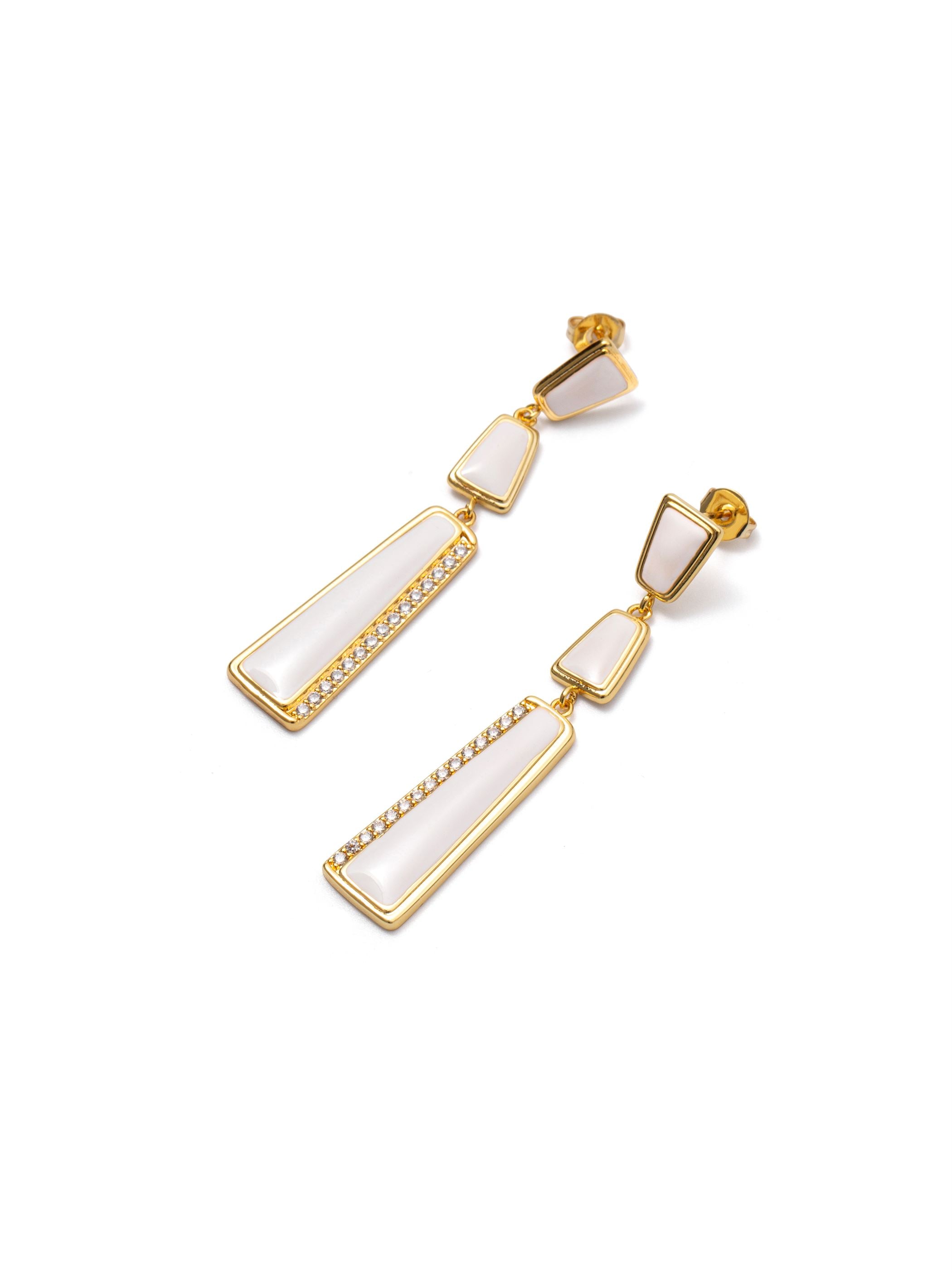 Geometric Drop Earrings