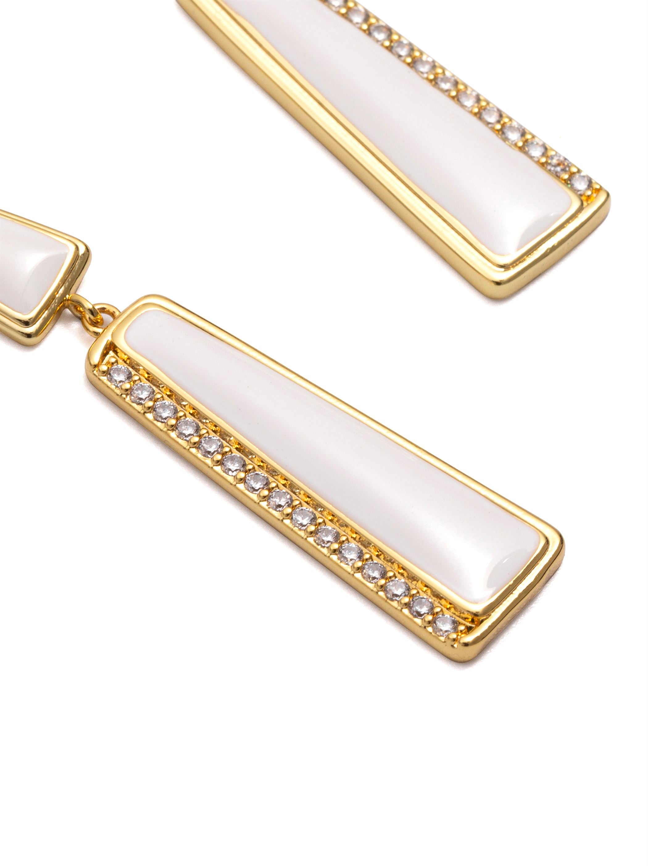 Geometric Drop Earrings