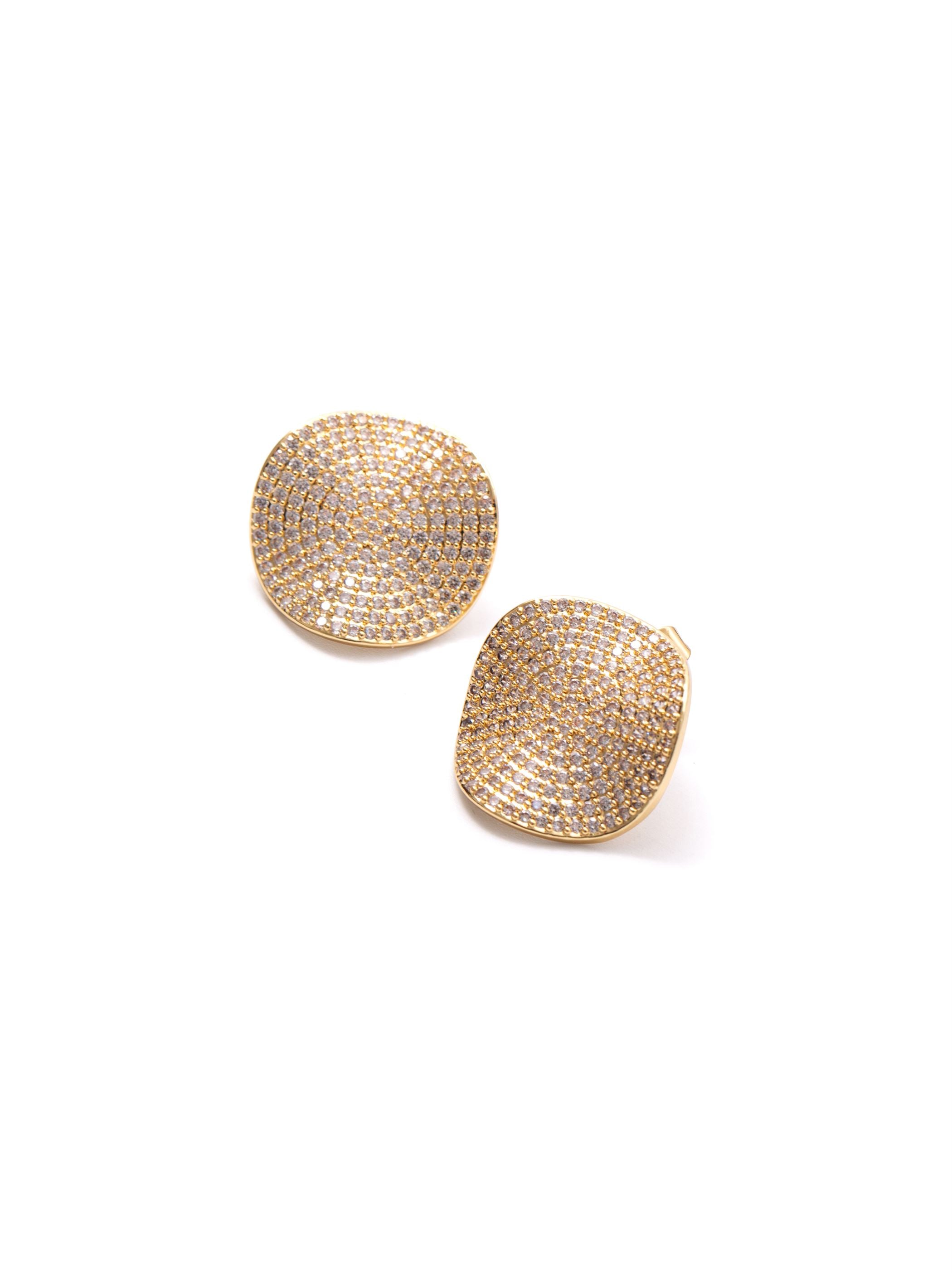 Glitter Dot Studs