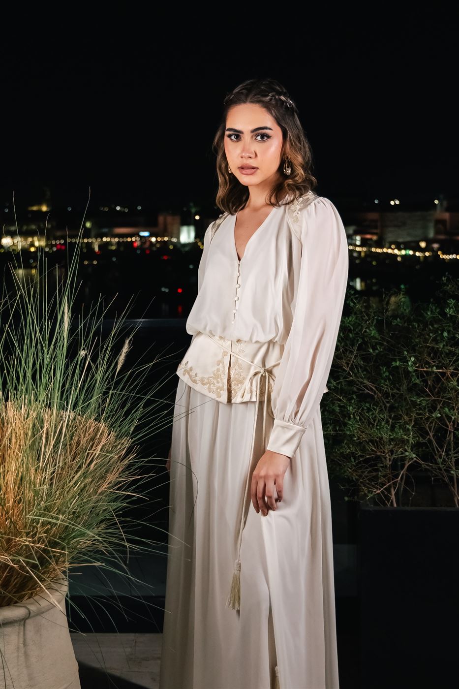 Flowing Chiffon Dress