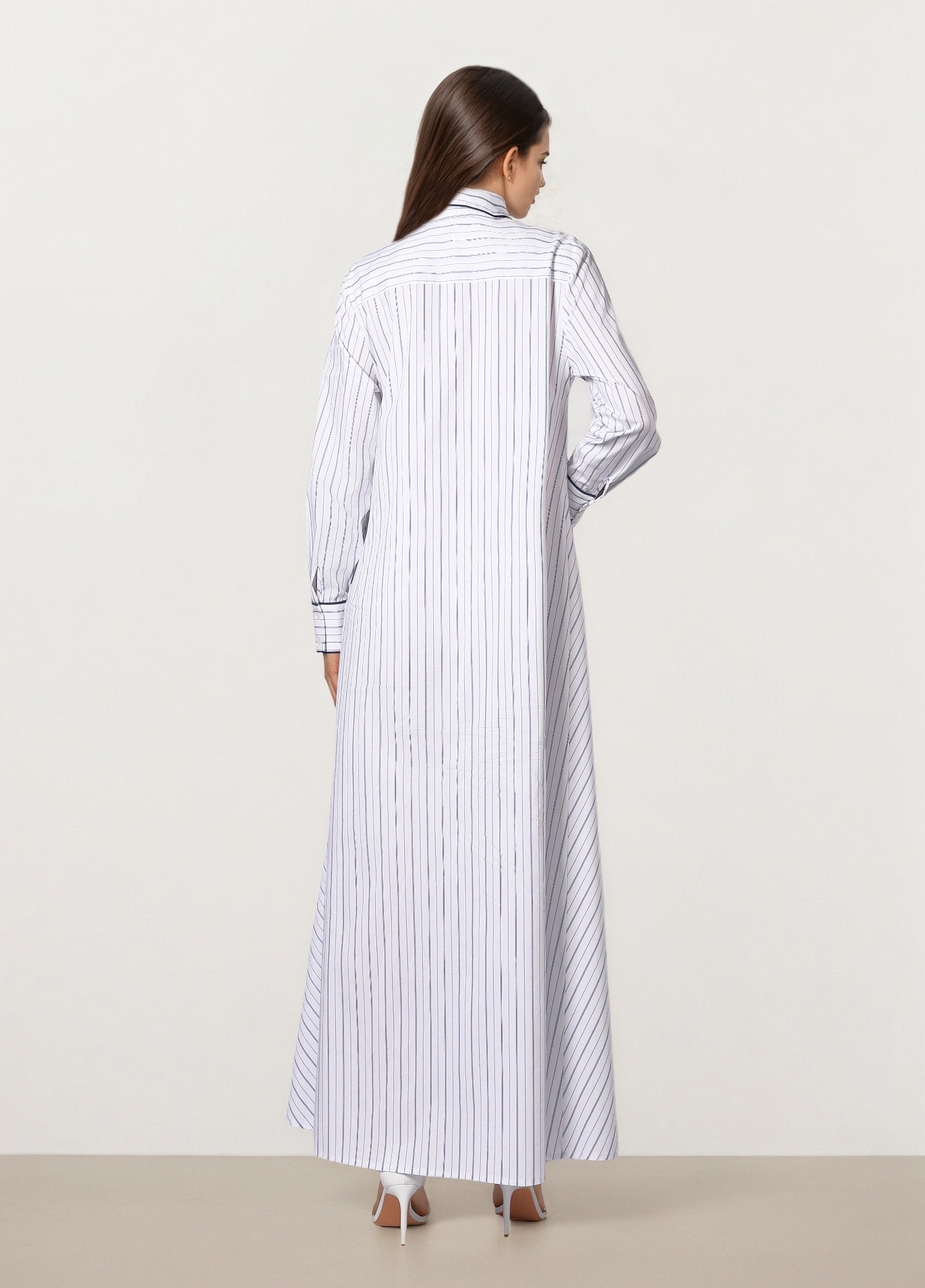 Striped Cotton Kaftan