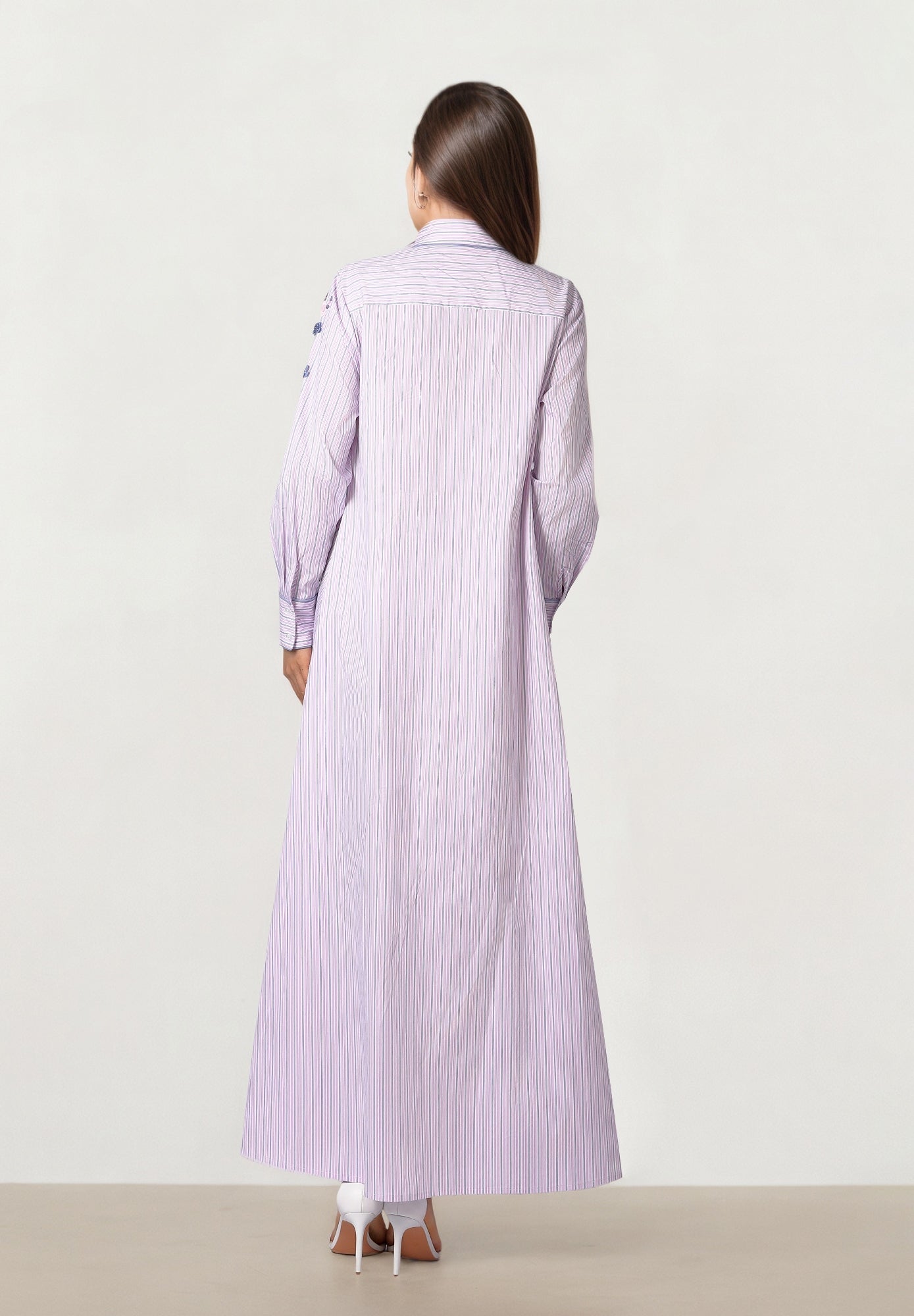 Pink Stripe Kaftan