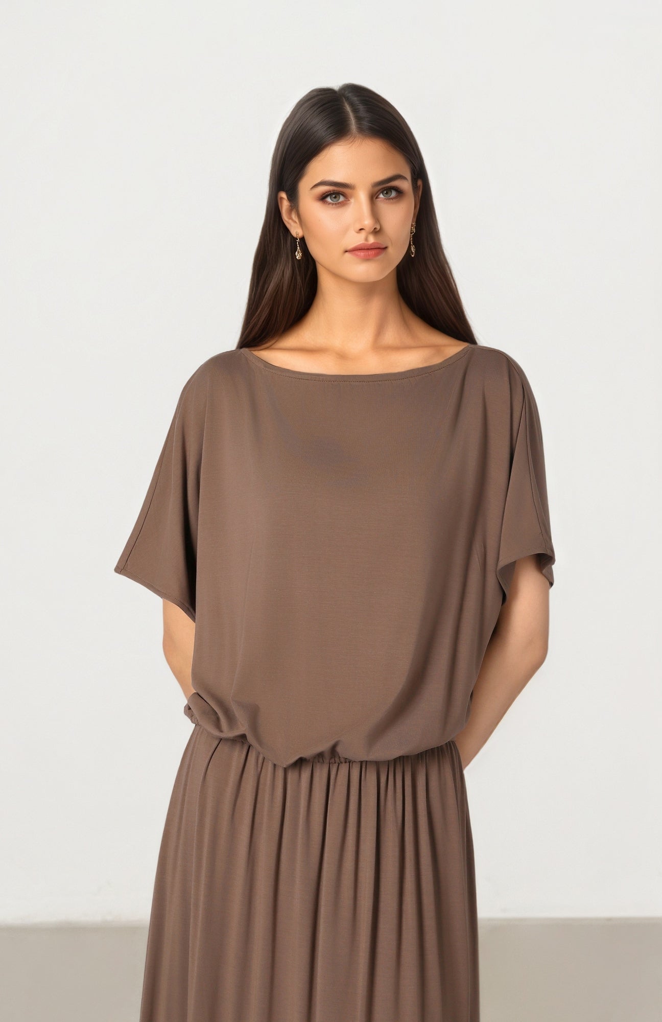 Relaxed Jersey Blouse