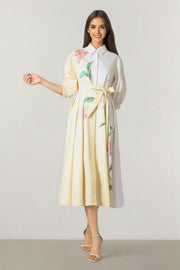 Printed Shirt Dress