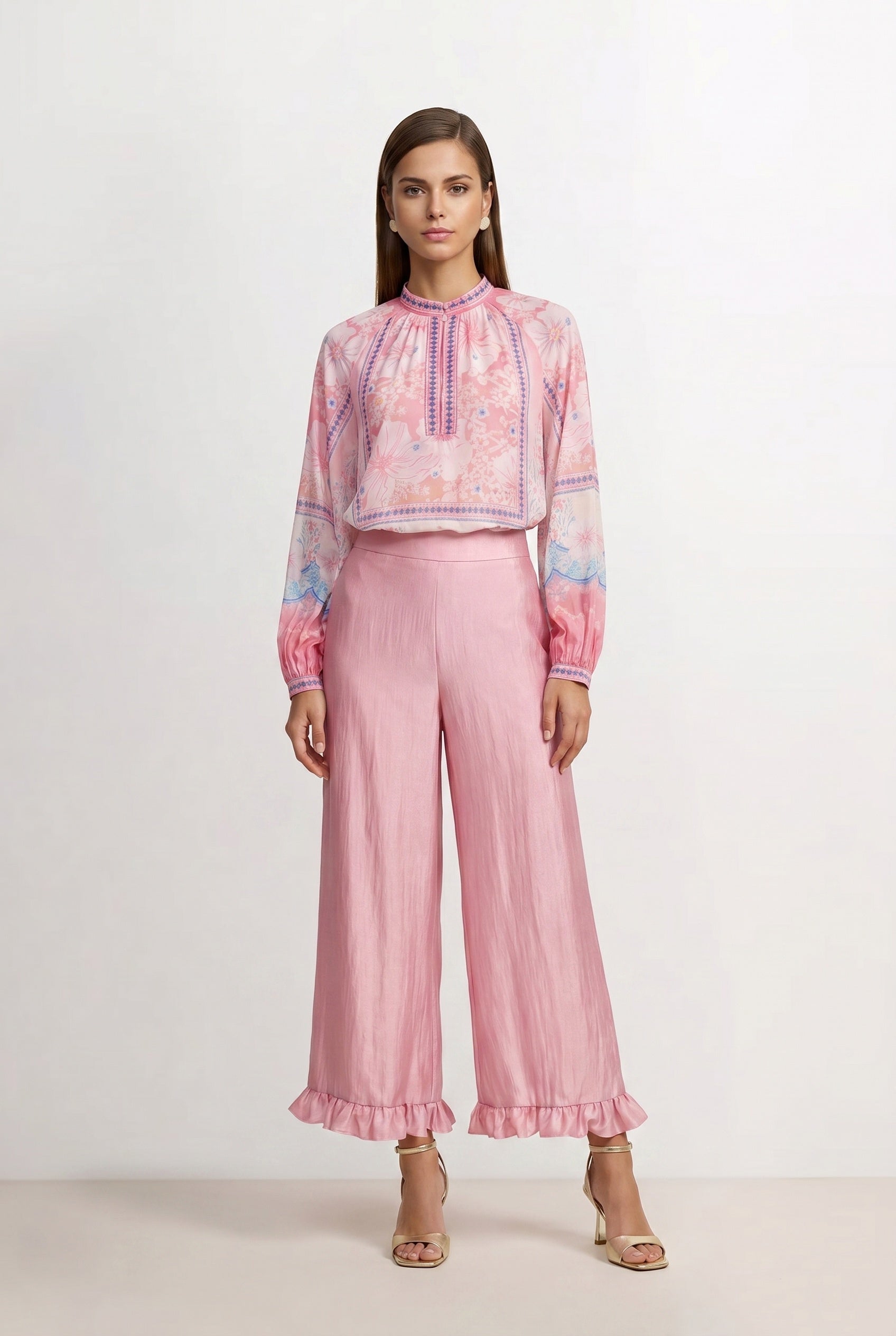 Printed Chiffon Blouse
