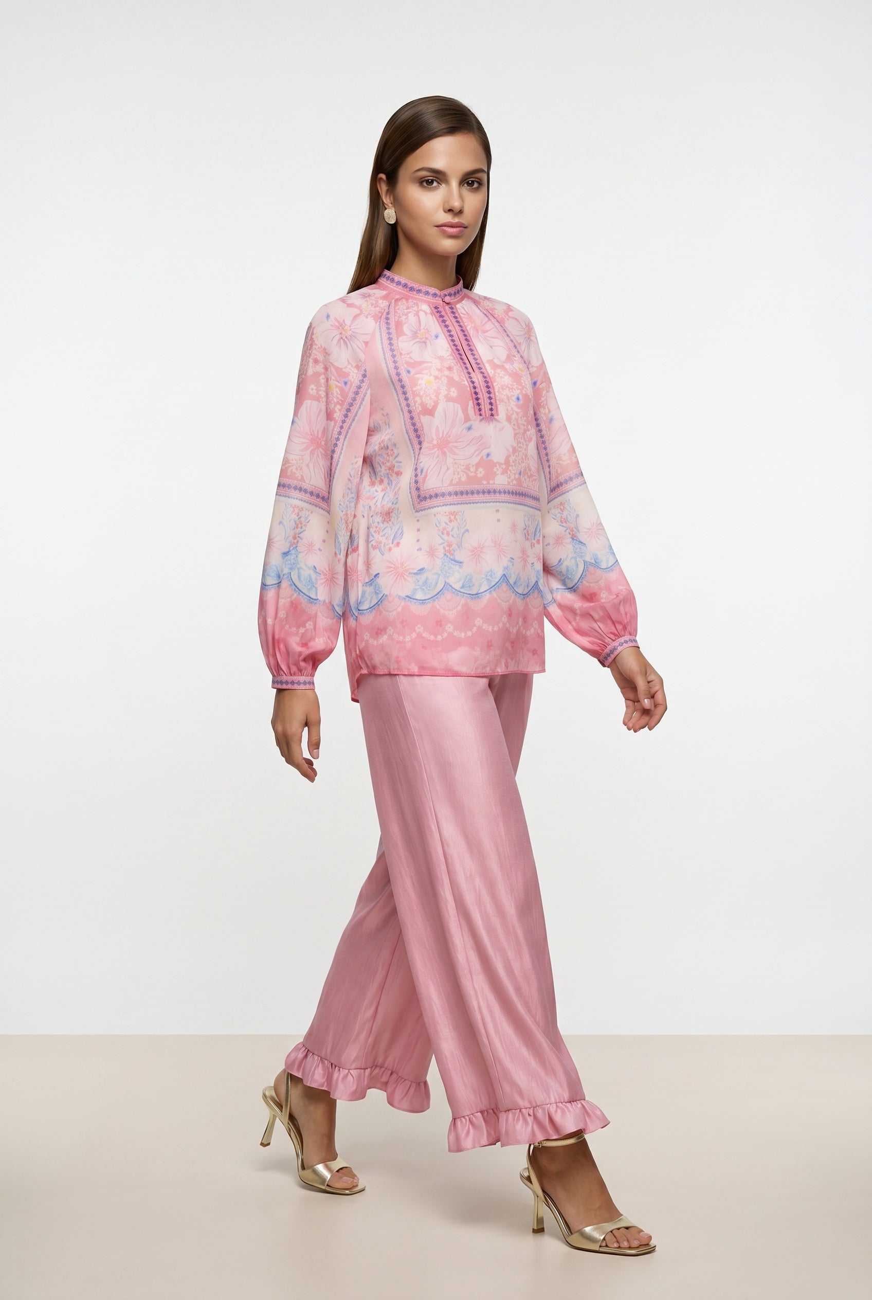 Printed Chiffon Blouse