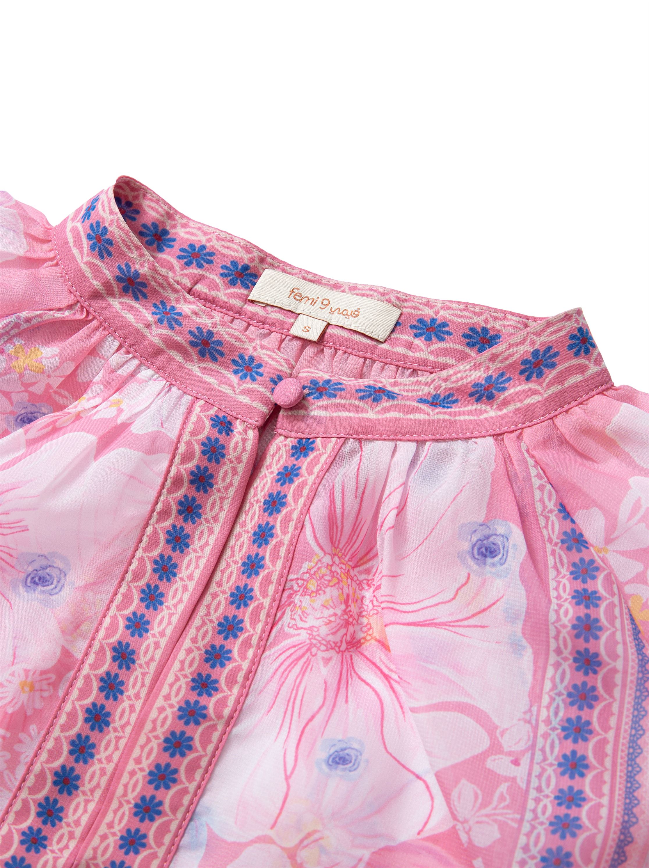 Printed Chiffon Blouse