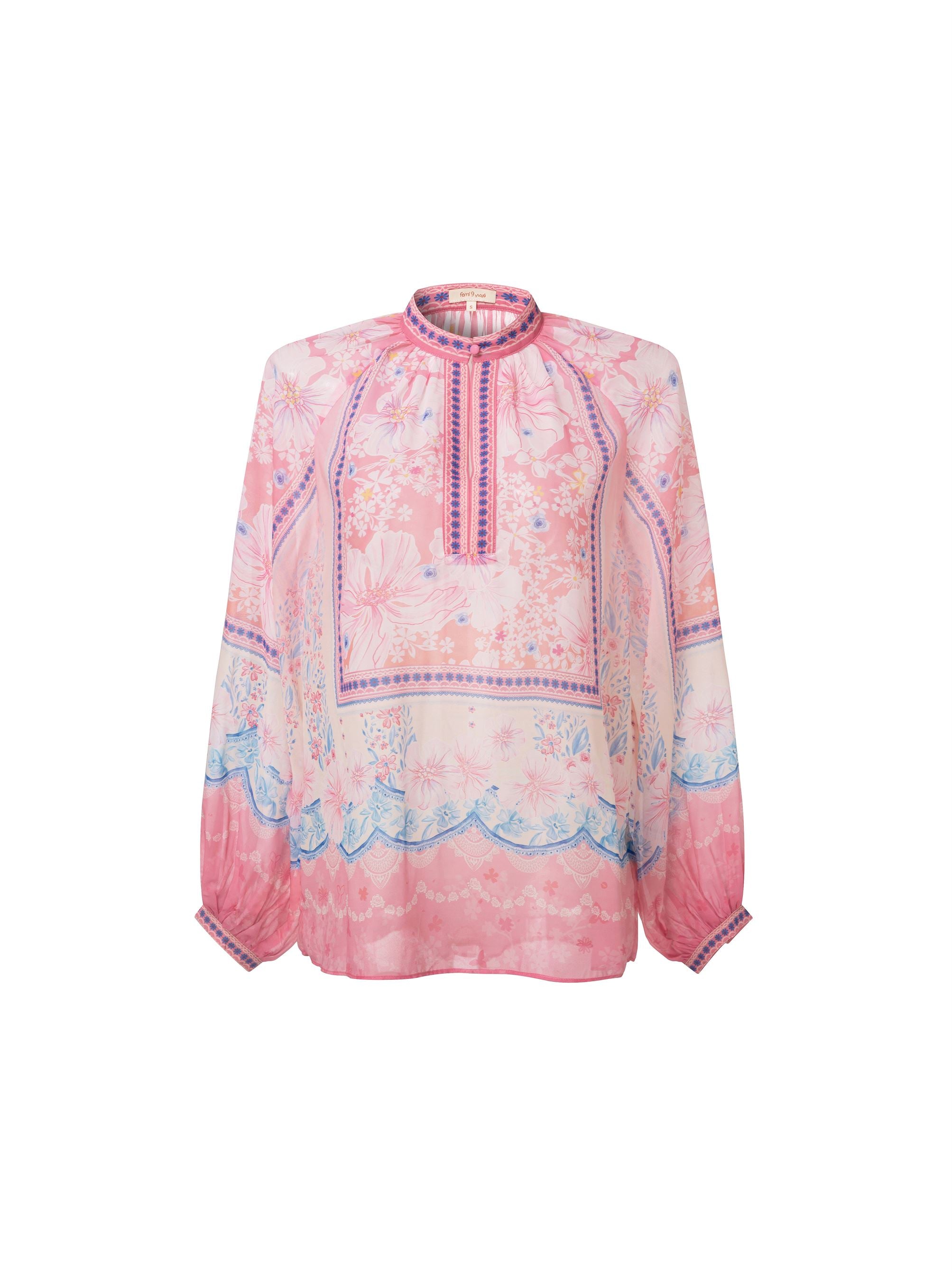 Printed Chiffon Blouse