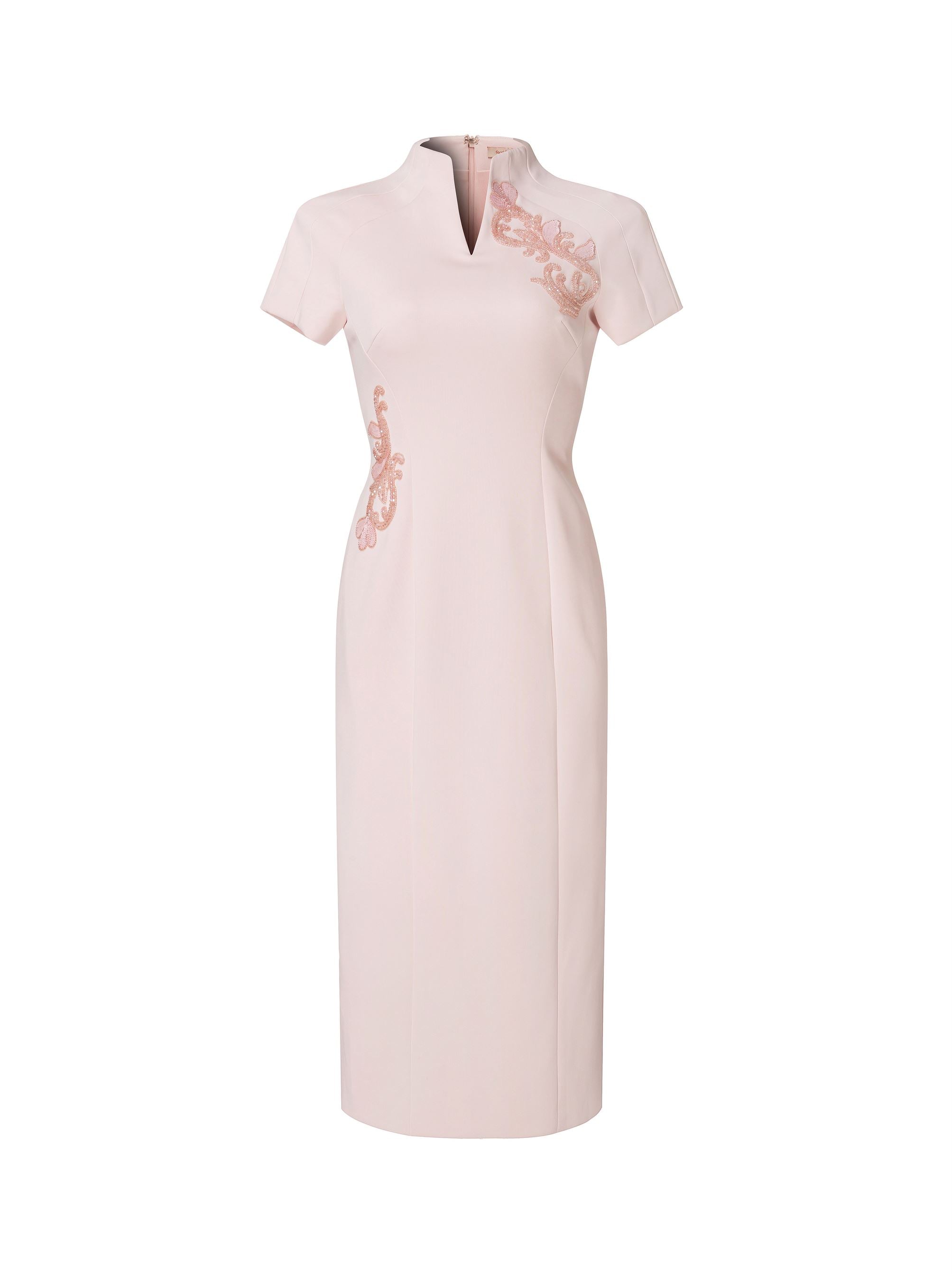 Pink Neoprene Dress