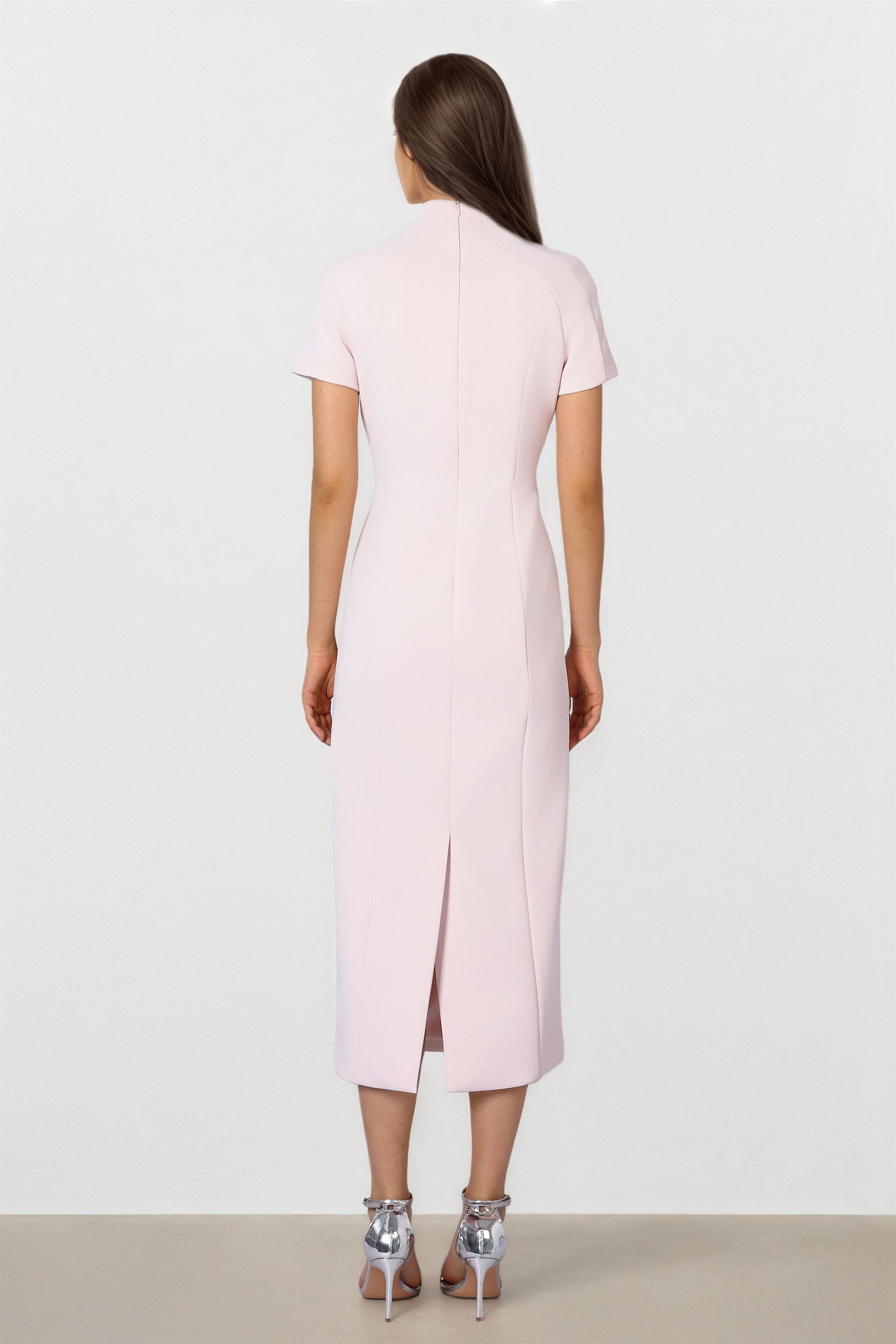 Pink Neoprene Dress