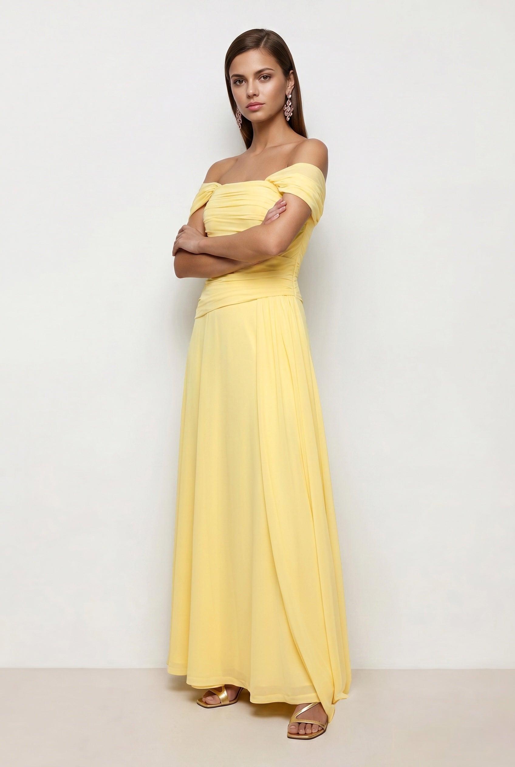 Yellow Jersey Dress