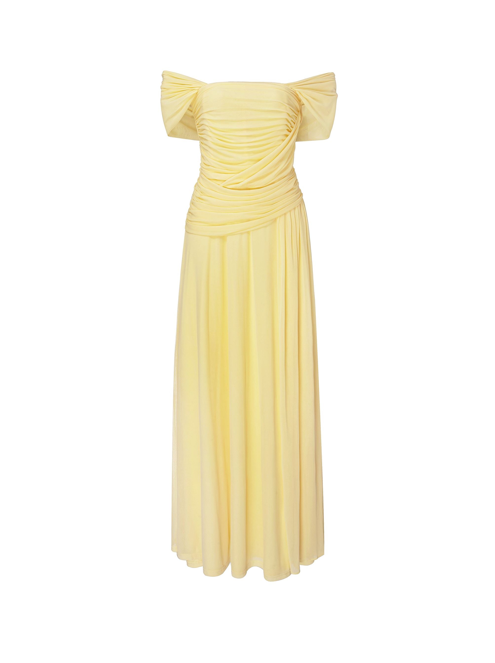 Yellow Jersey Dress