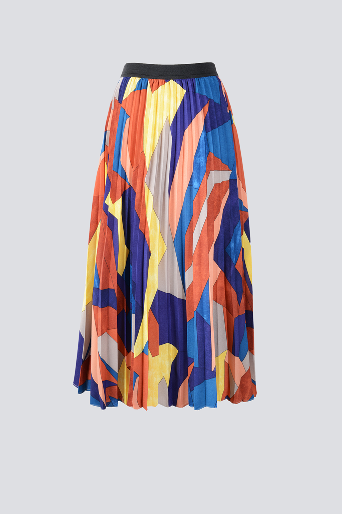 Midi Color Block Skirt - Femi9 EG