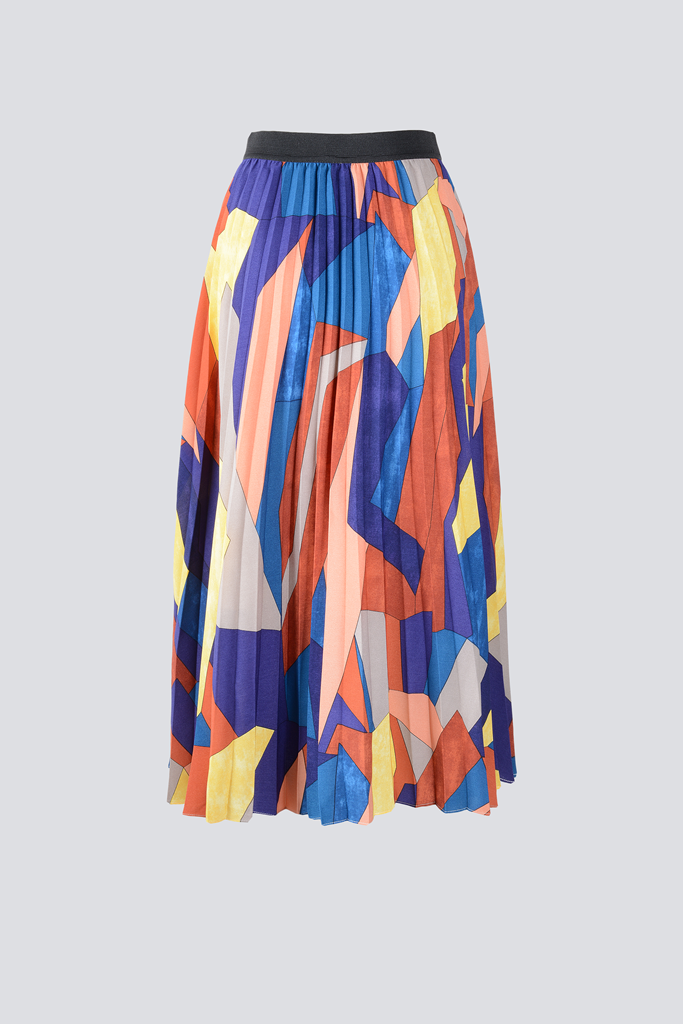 Midi Color Block Skirt - Femi9 EG
