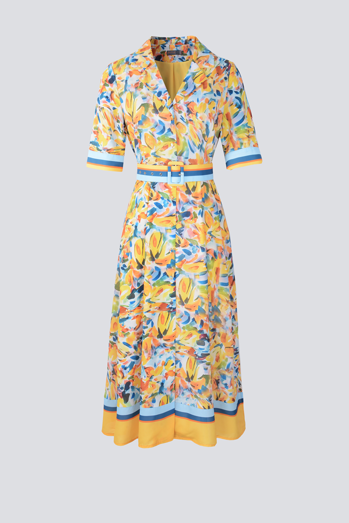 Printed Shirt Dress - Femi9 EG