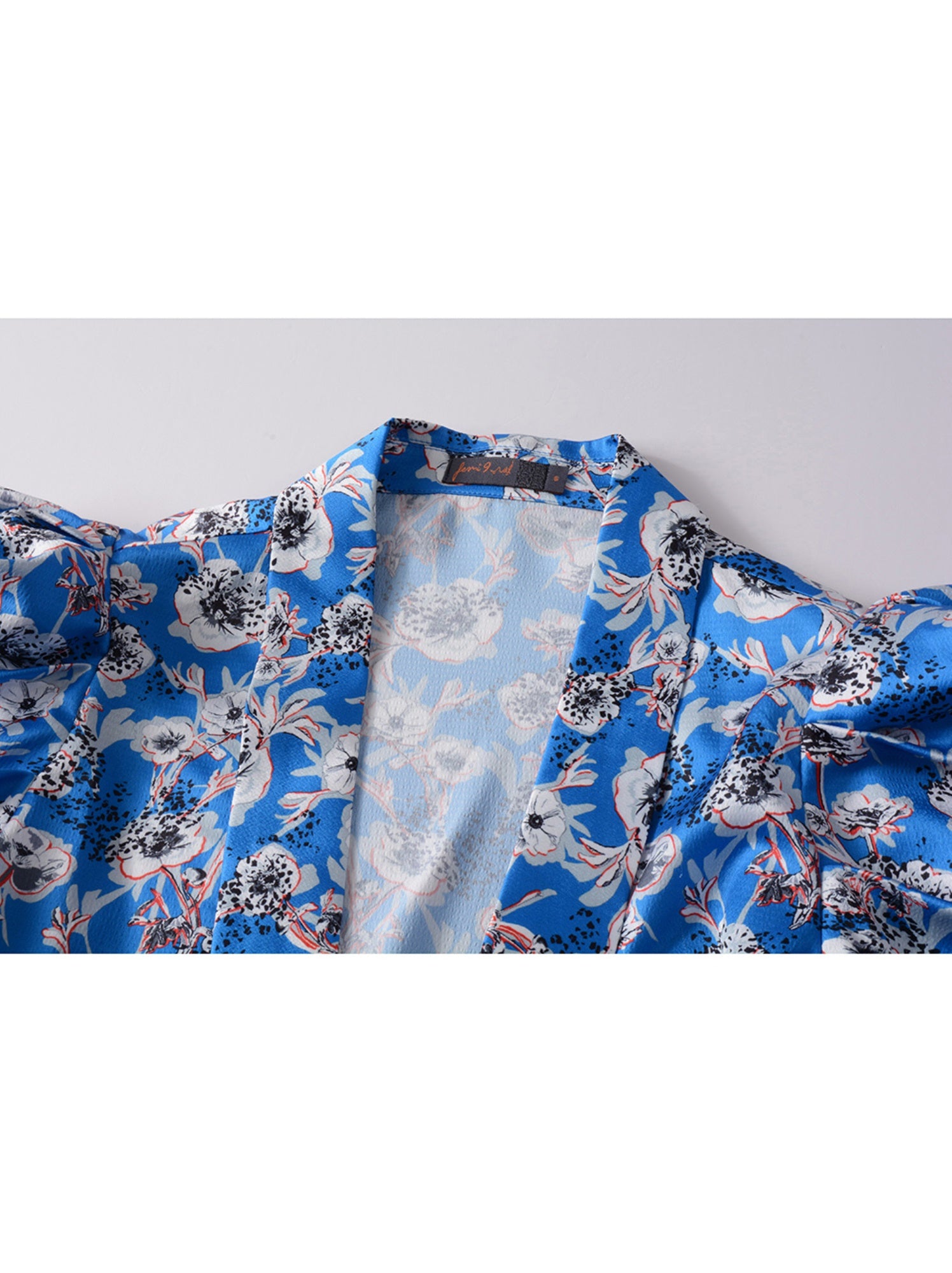 Draped Puff Sleeves Blouse - Femi9 EG