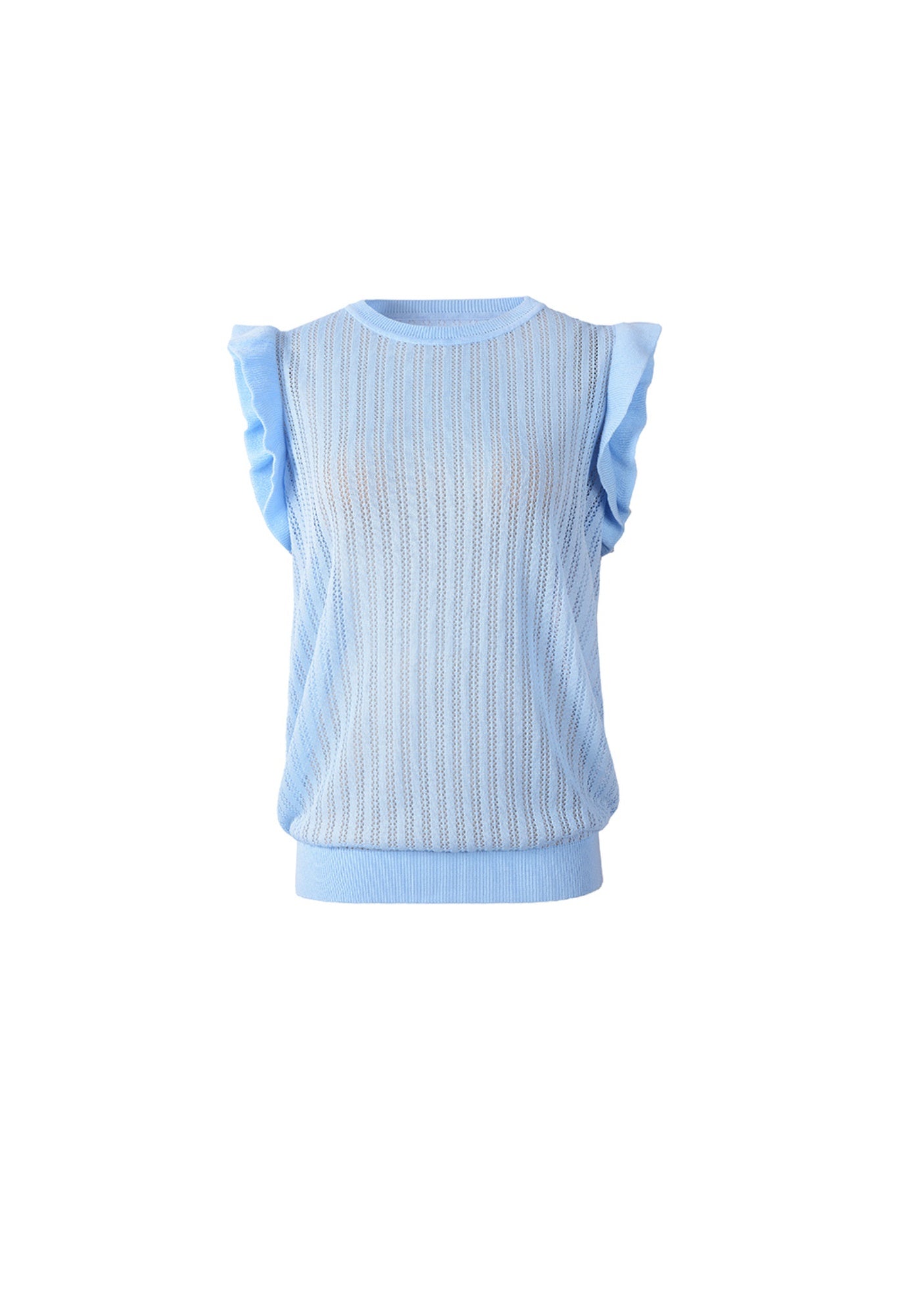 Ruffles Sleeves Knitted Top - Femi9 EG