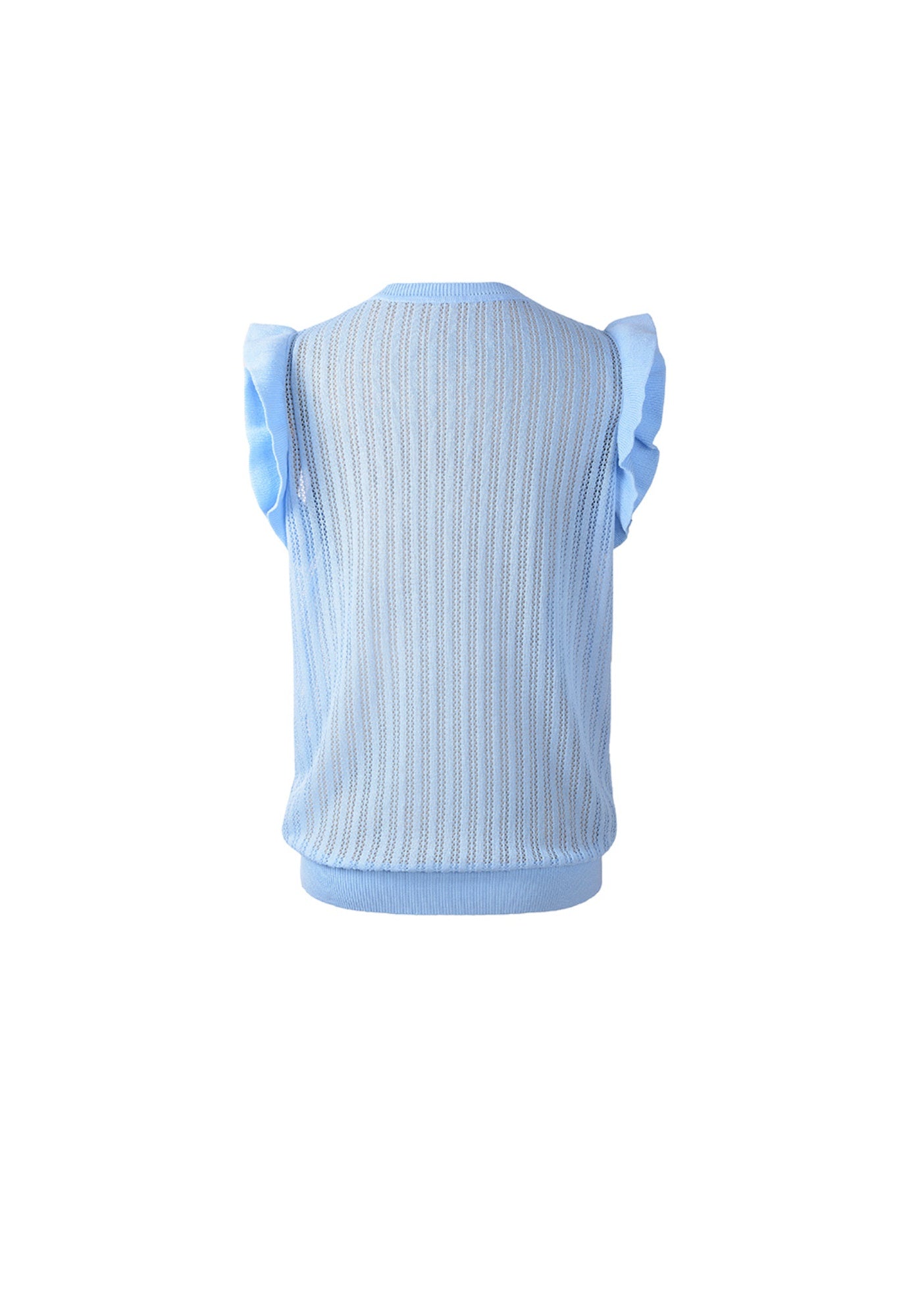 Ruffles Sleeves Knitted Top - Femi9 EG
