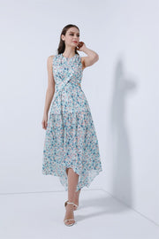 Twisted Cutout Waist Dress - Femi9 EG