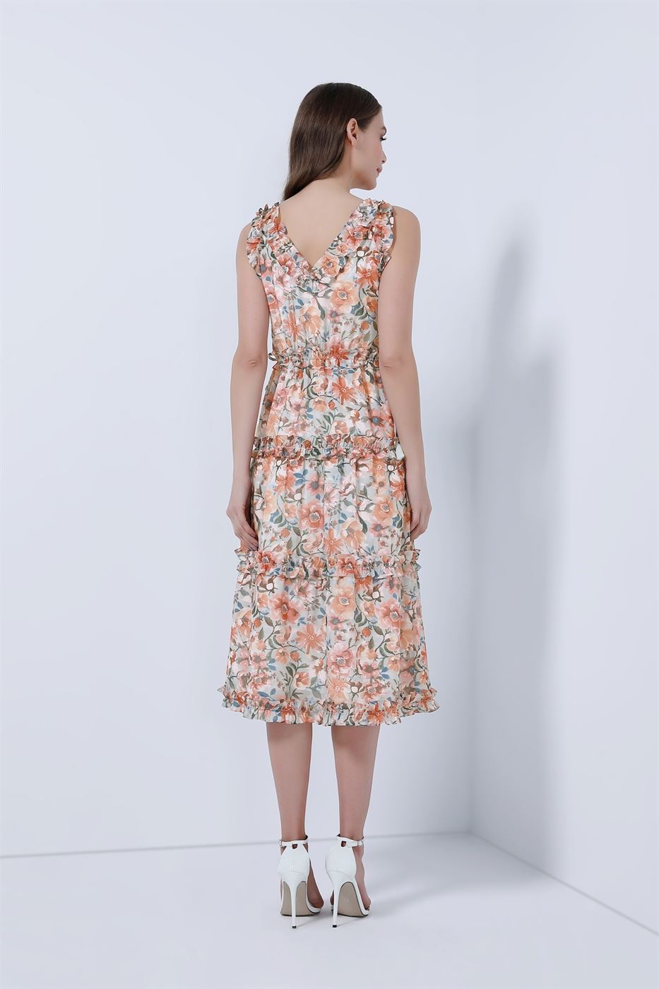 Tie-Strap Floral Dress - Femi9 EG